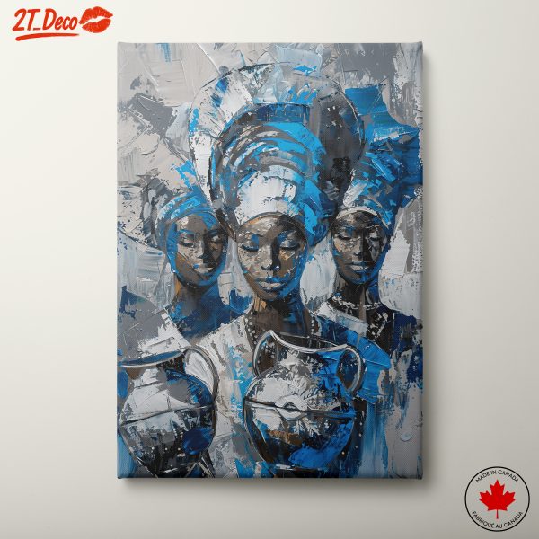 Three Women in Afrocentric Style