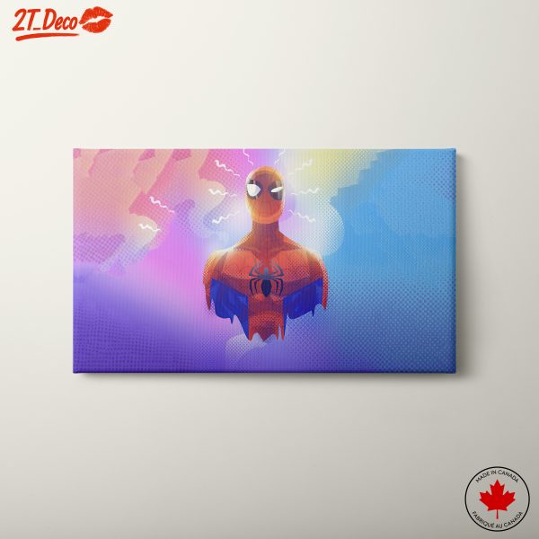 Stylized Spider Man Comic Art