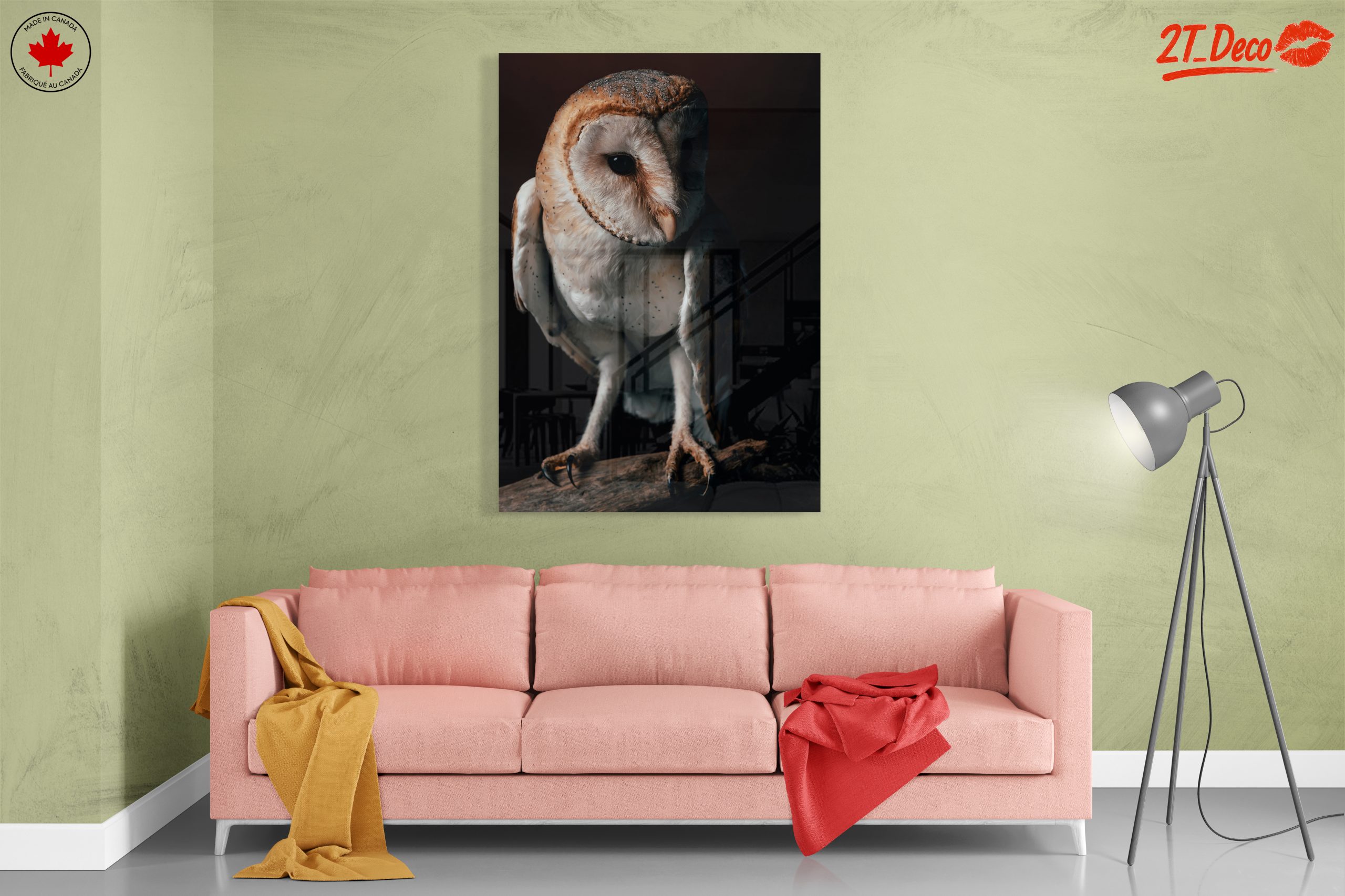 Stunning Barn Owl Wall Art - Image 7