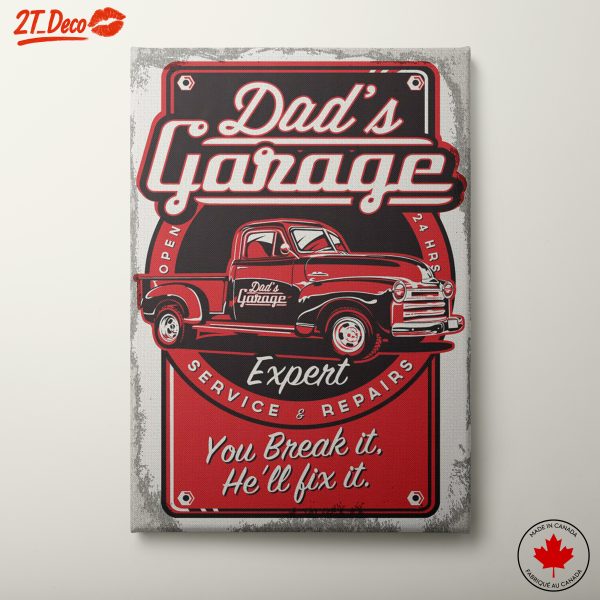 Dad's Garage Classic Car Art