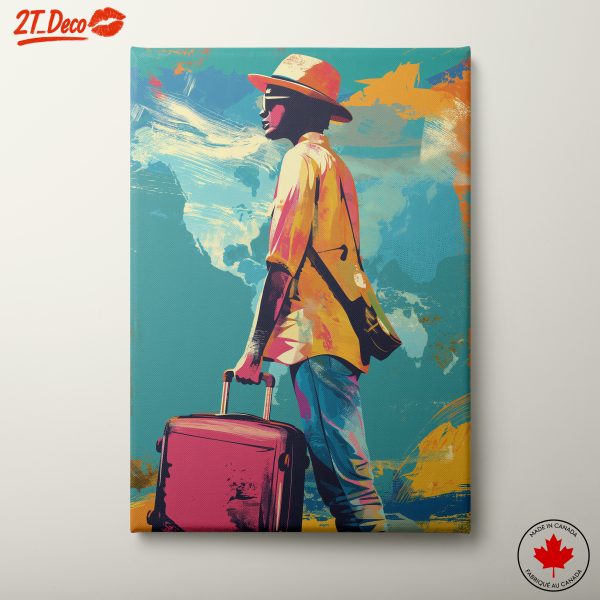 Vibrant Travel Adventure Art