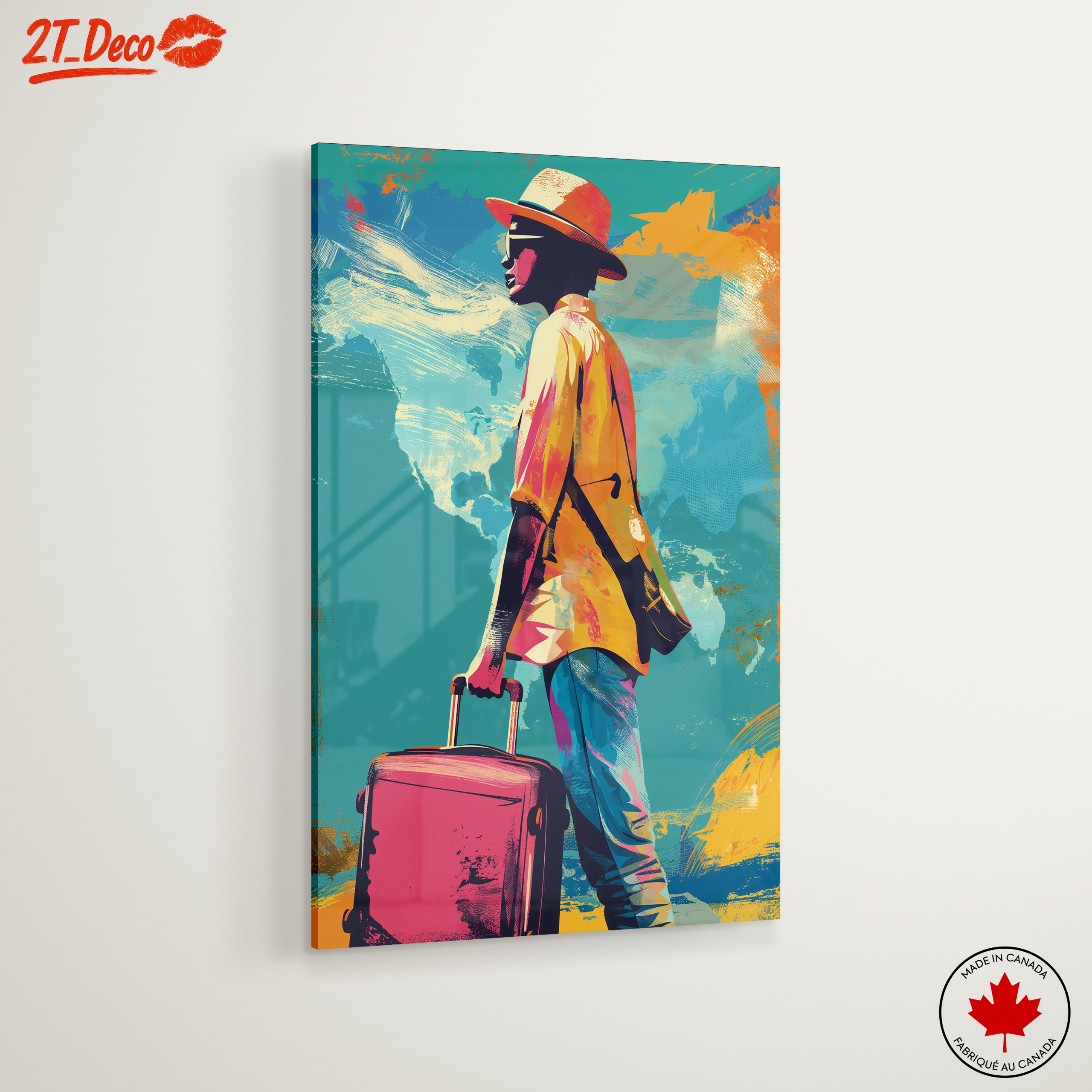 Vibrant Travel Adventure Art - Image 6