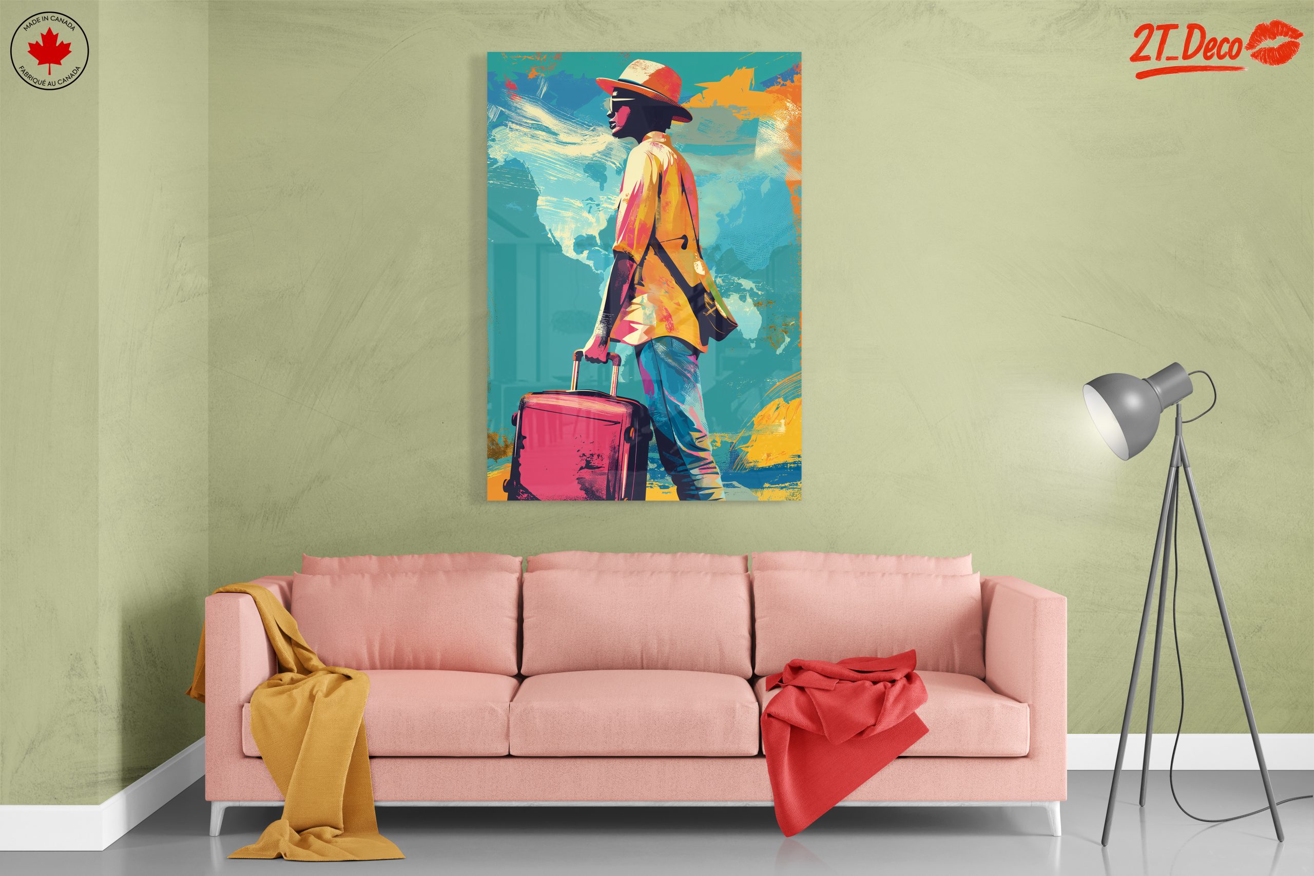 Vibrant Travel Adventure Art - Image 7