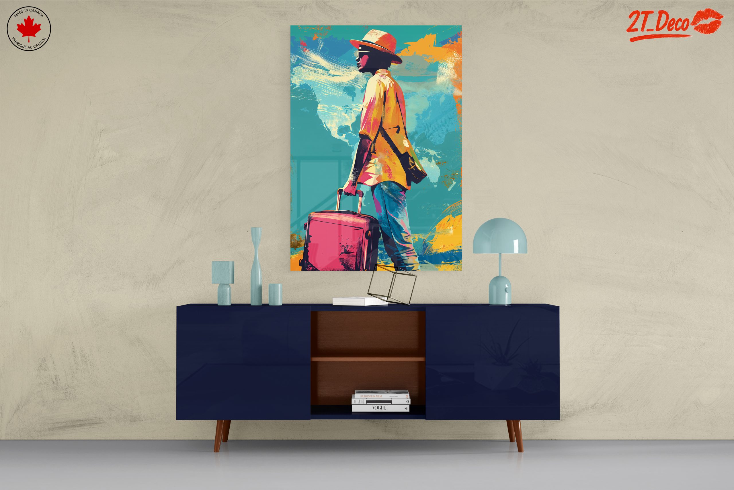 Vibrant Travel Adventure Art - Image 8