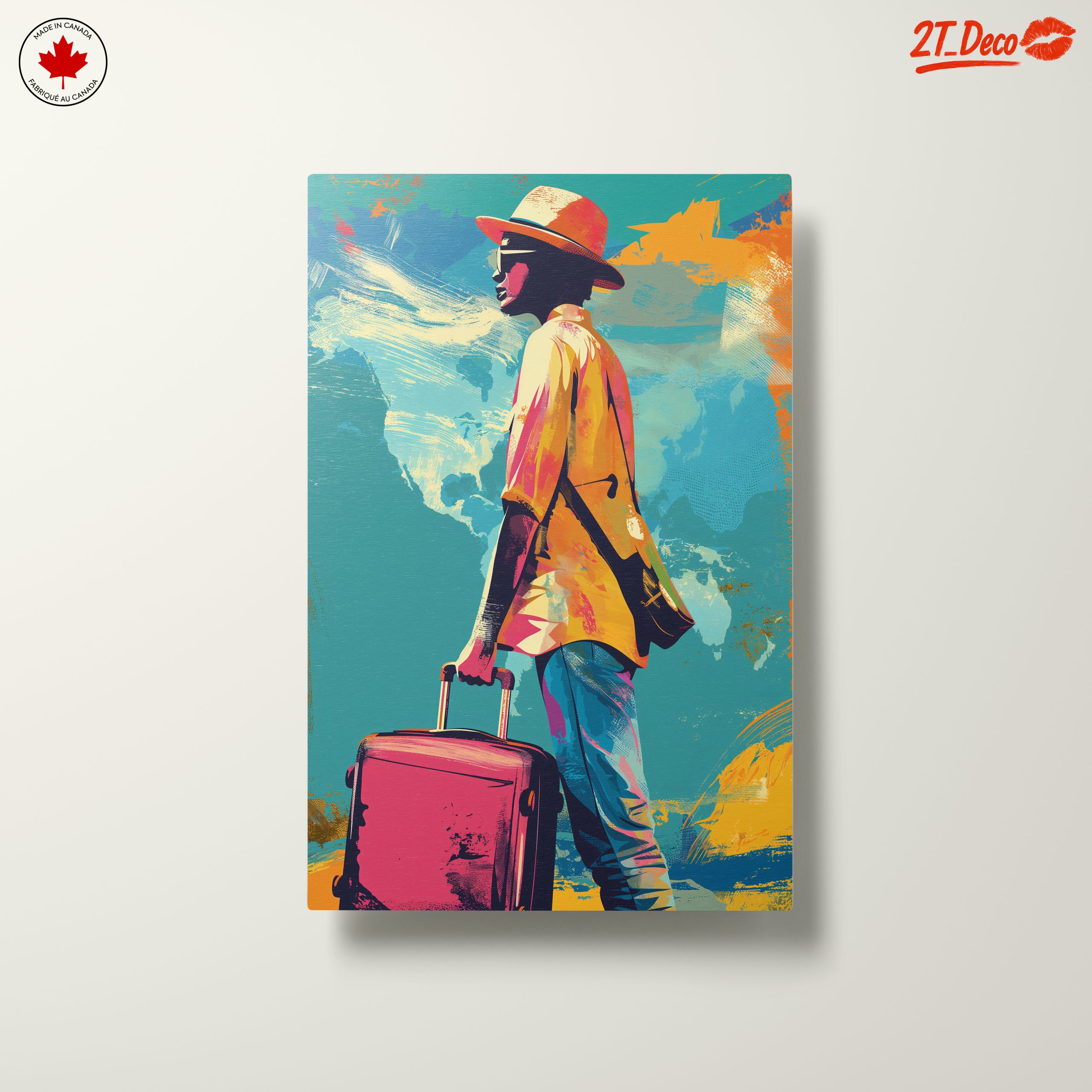 Vibrant Travel Adventure Art - Image 10