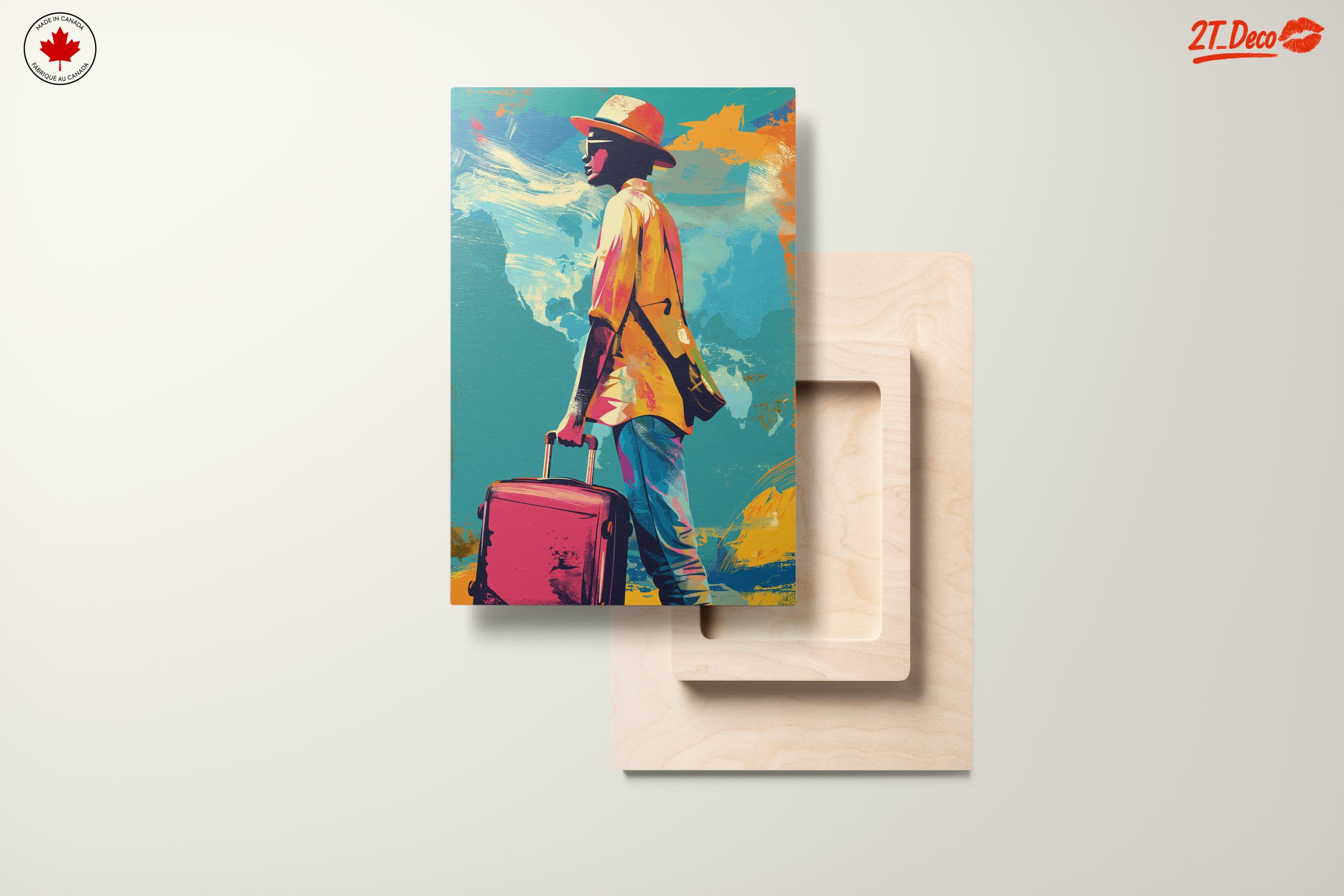 Vibrant Travel Adventure Art - Image 11