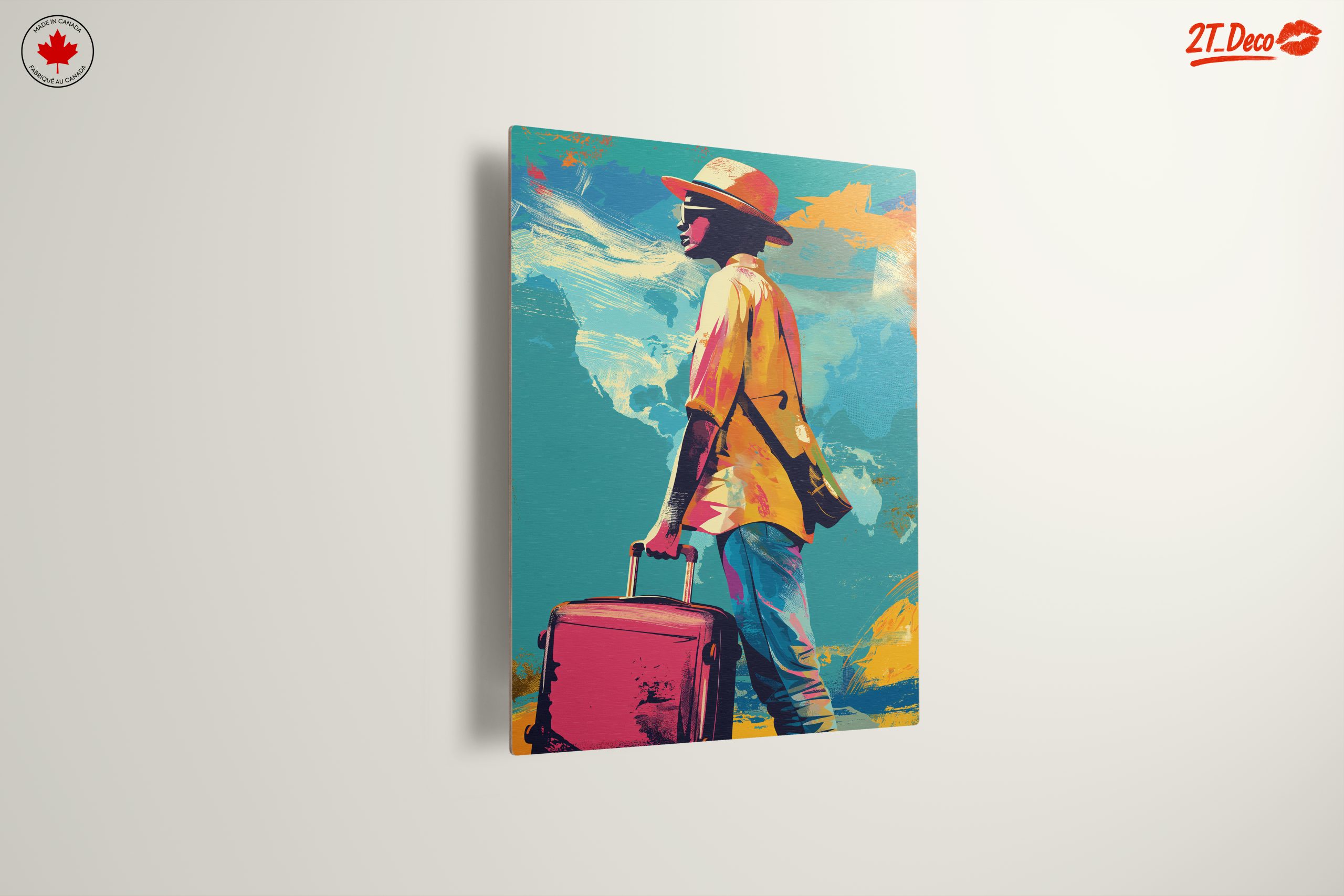 Vibrant Travel Adventure Art - Image 13