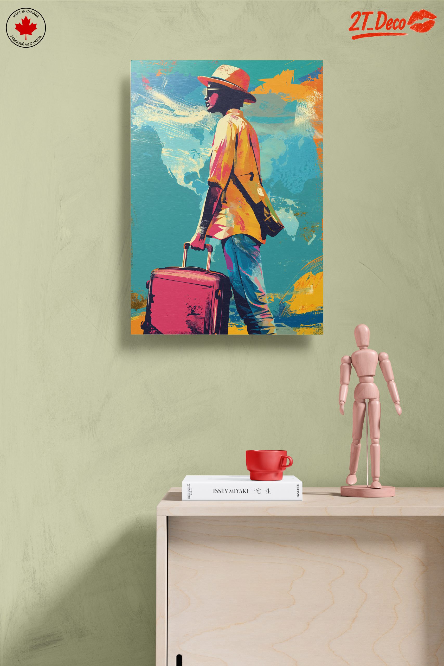 Vibrant Travel Adventure Art - Image 14