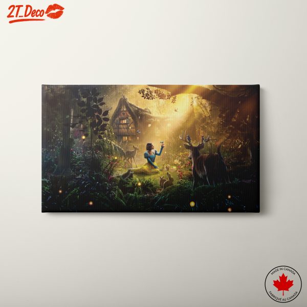 Enchanting Forest Scene with Whimsical Character