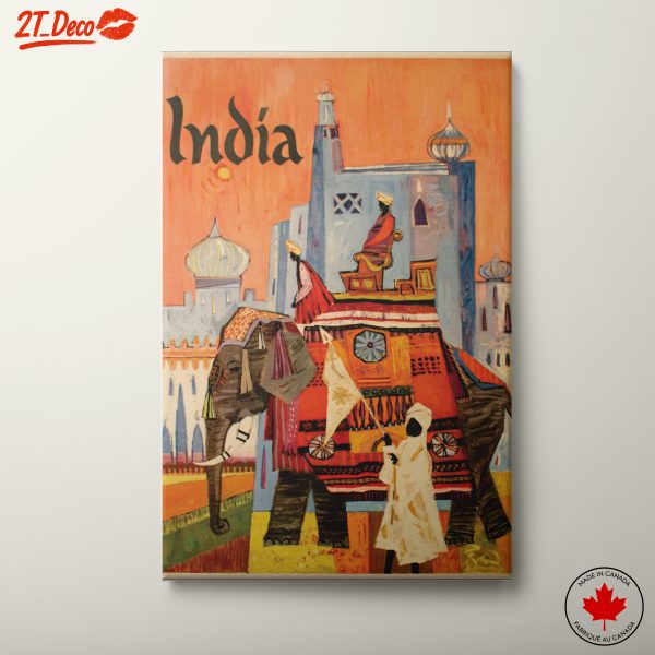 Vibrant Indian Art Featuring Elephant