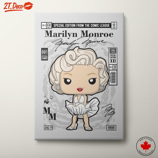 Marilyn Monroe Cute Character Art