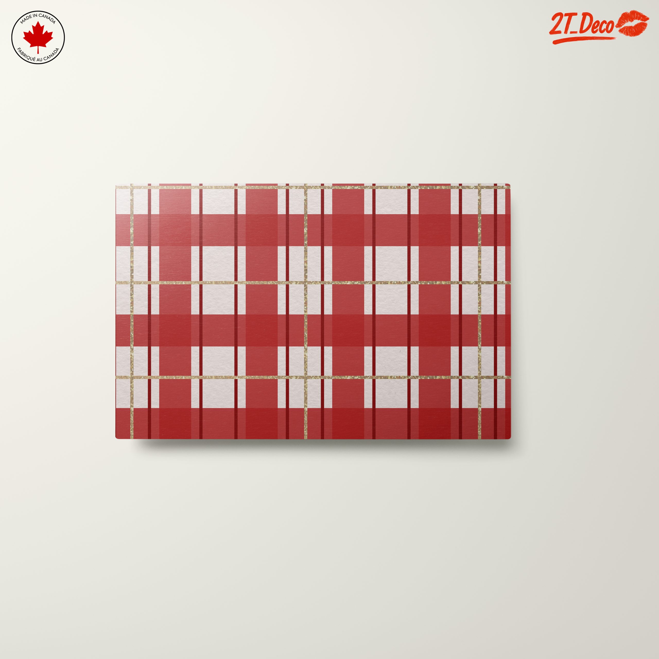 Plaid Pattern Art for Home Decoration - Image 10