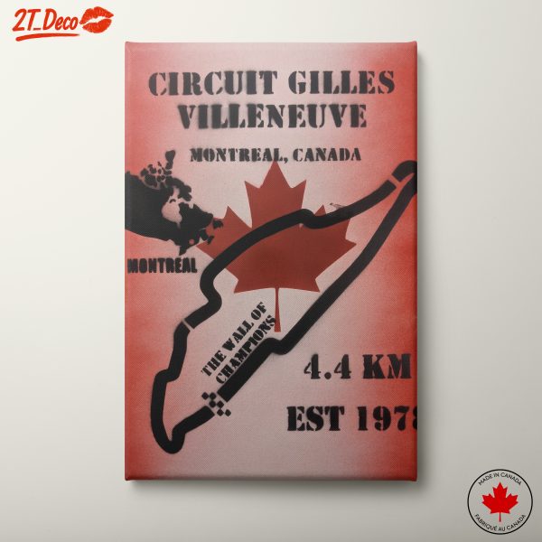 Circuit Gilles Villeneuve Artwork from Montreal