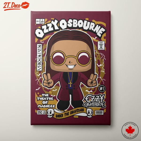 Ozzy Osbourne Cartoon Illustration