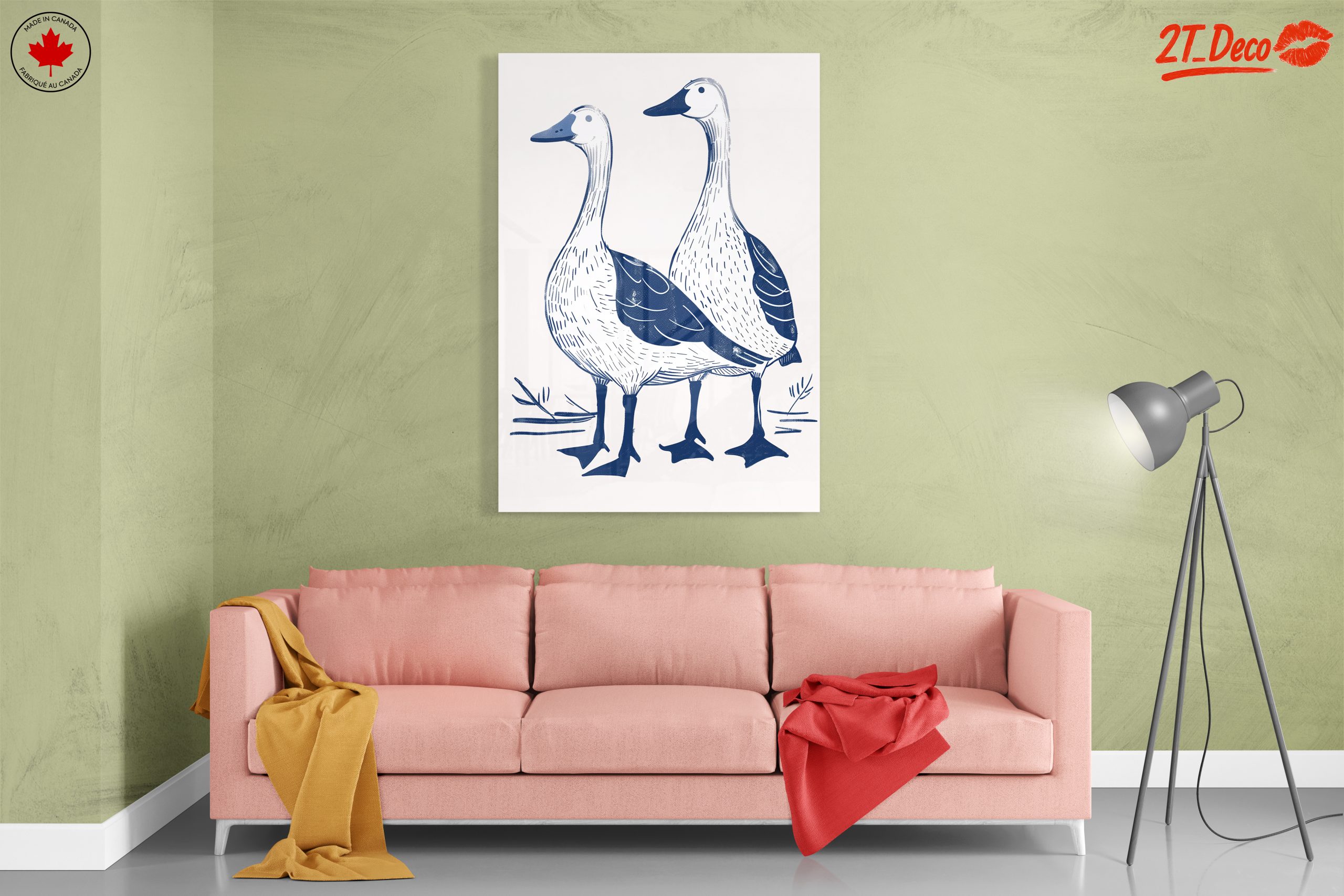 Playful Whimsical Ducks Art - Image 7
