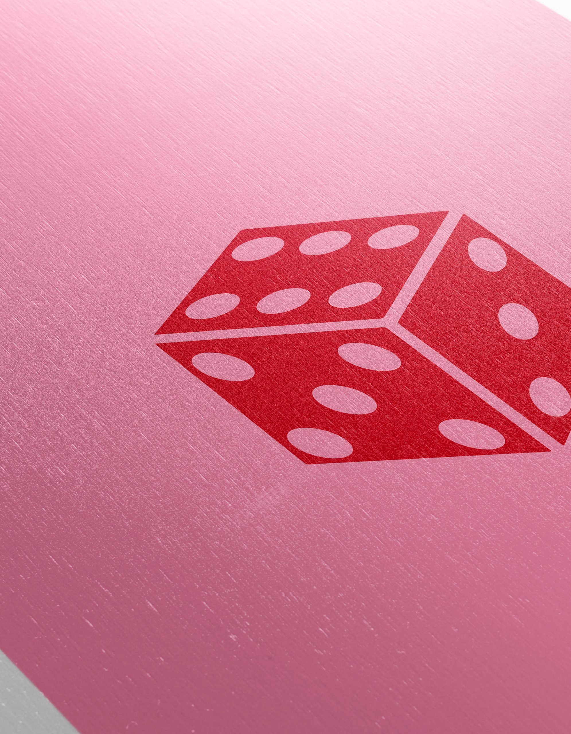 Playful Card Artwork Featuring Dice - Image 12