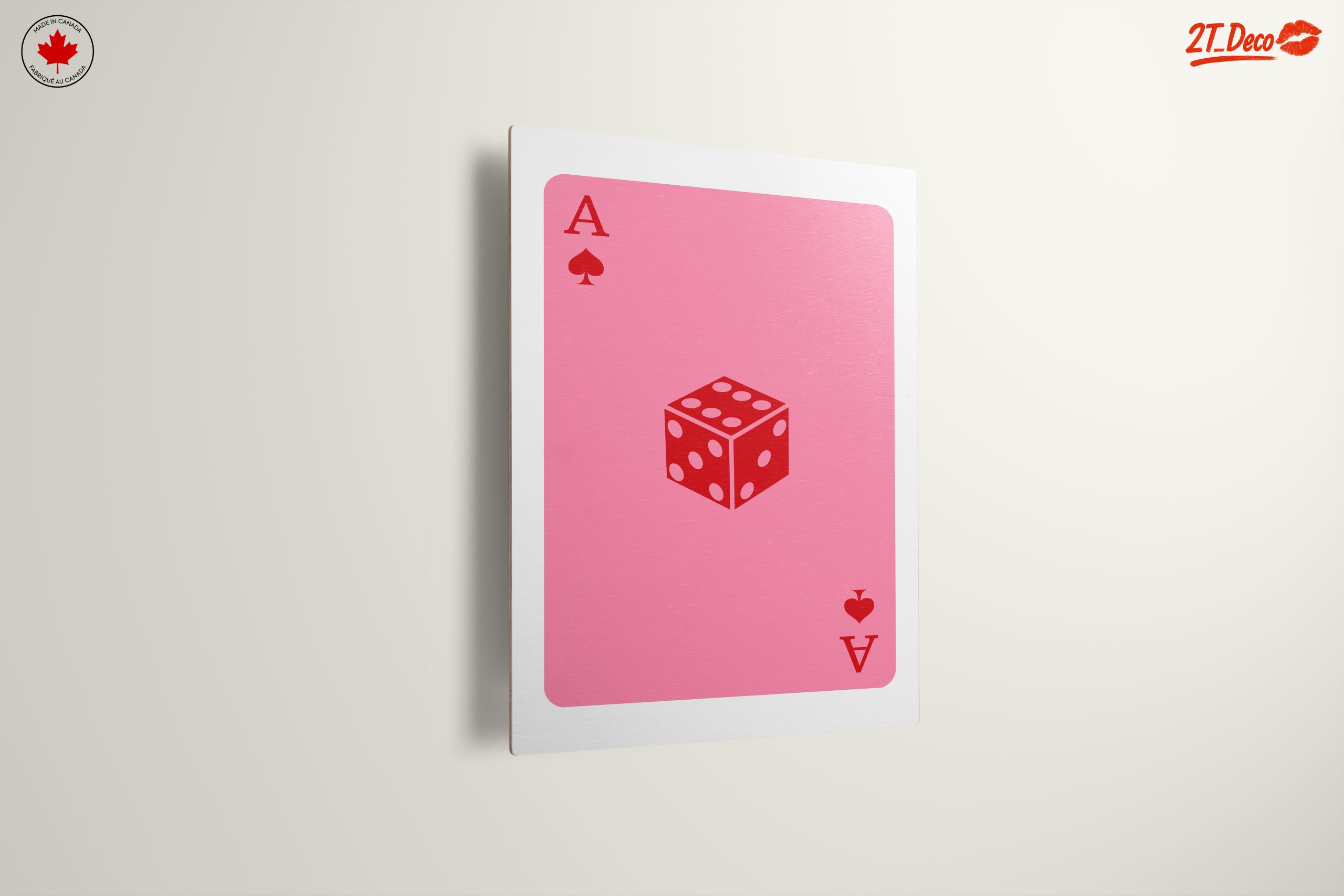 Playful Card Artwork Featuring Dice - Image 13