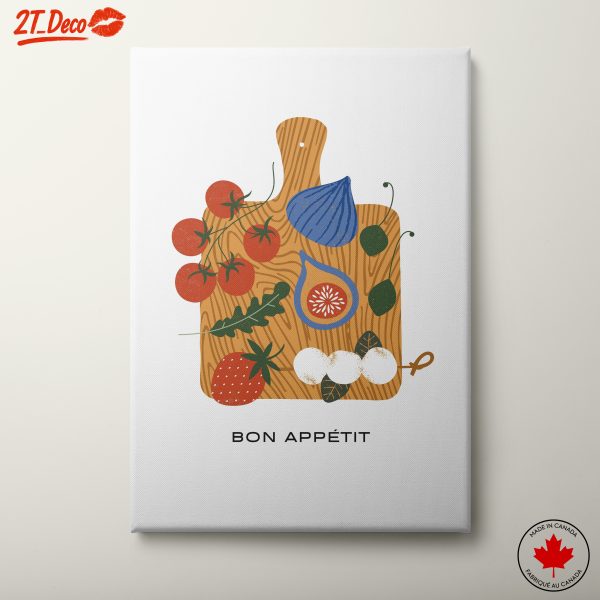 Stylized Abstract Food Composition Art