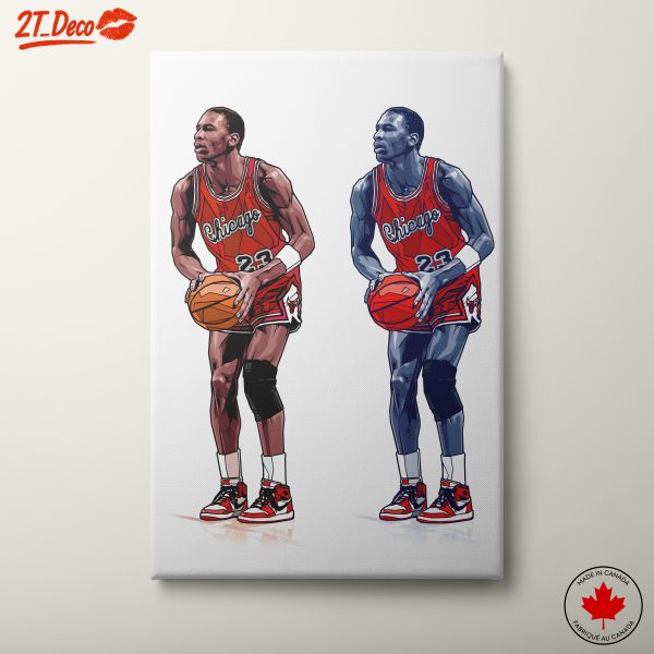 Stylized Basketball Player Artwork 3