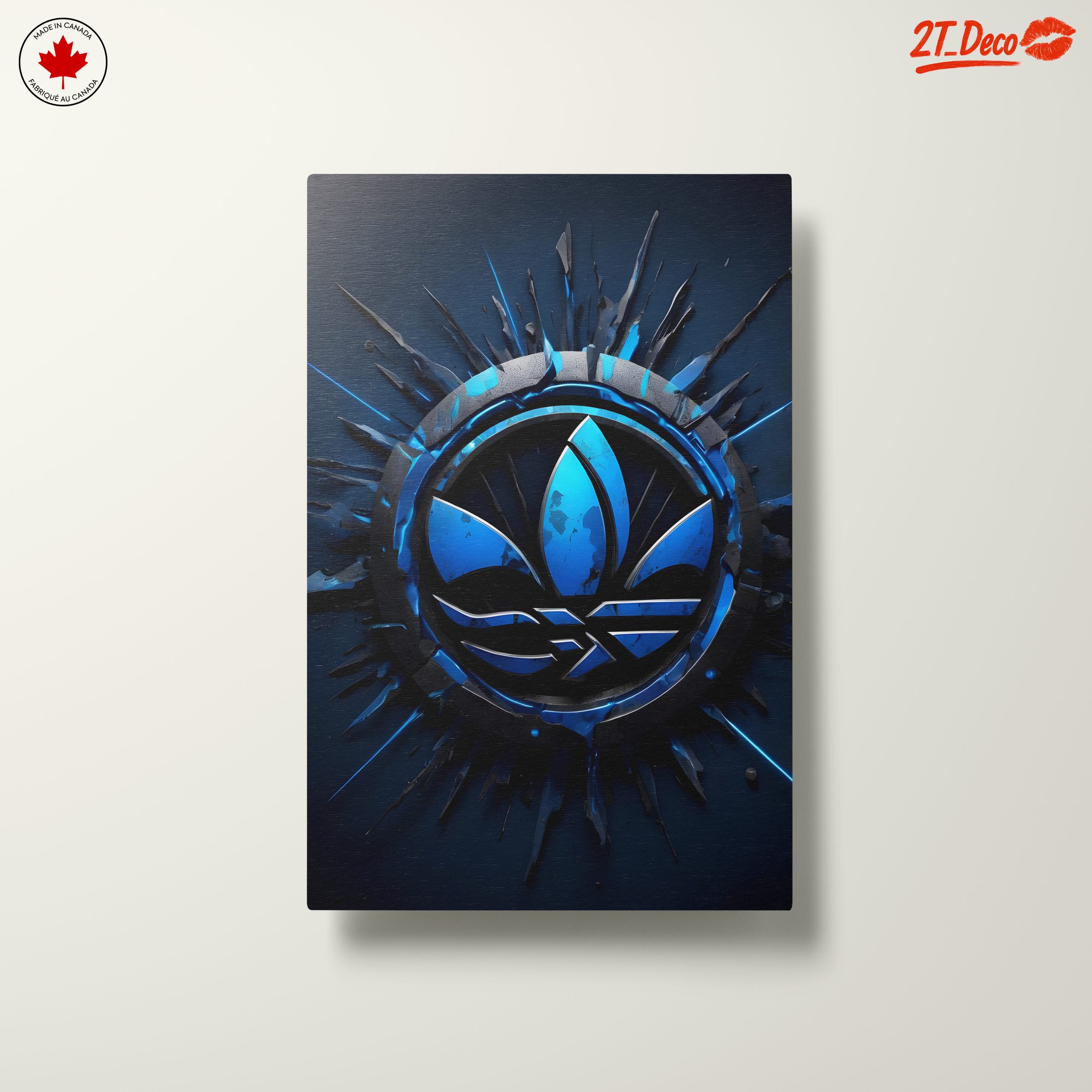 Adidas Logo Design in Blue - Image 10