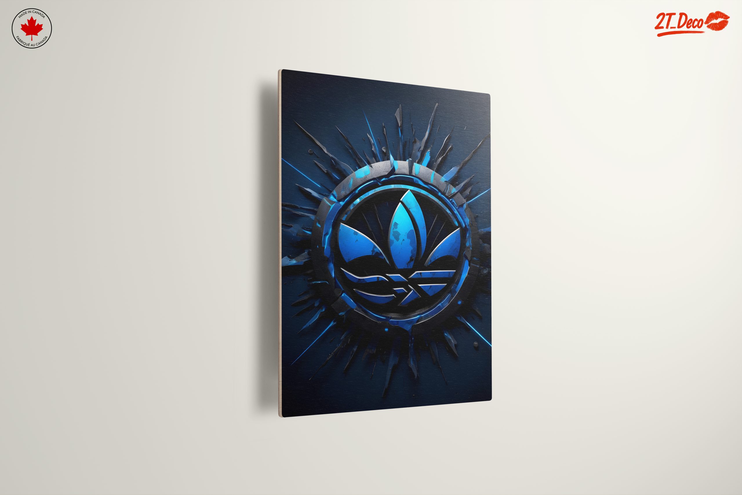 Adidas Logo Design in Blue - Image 13