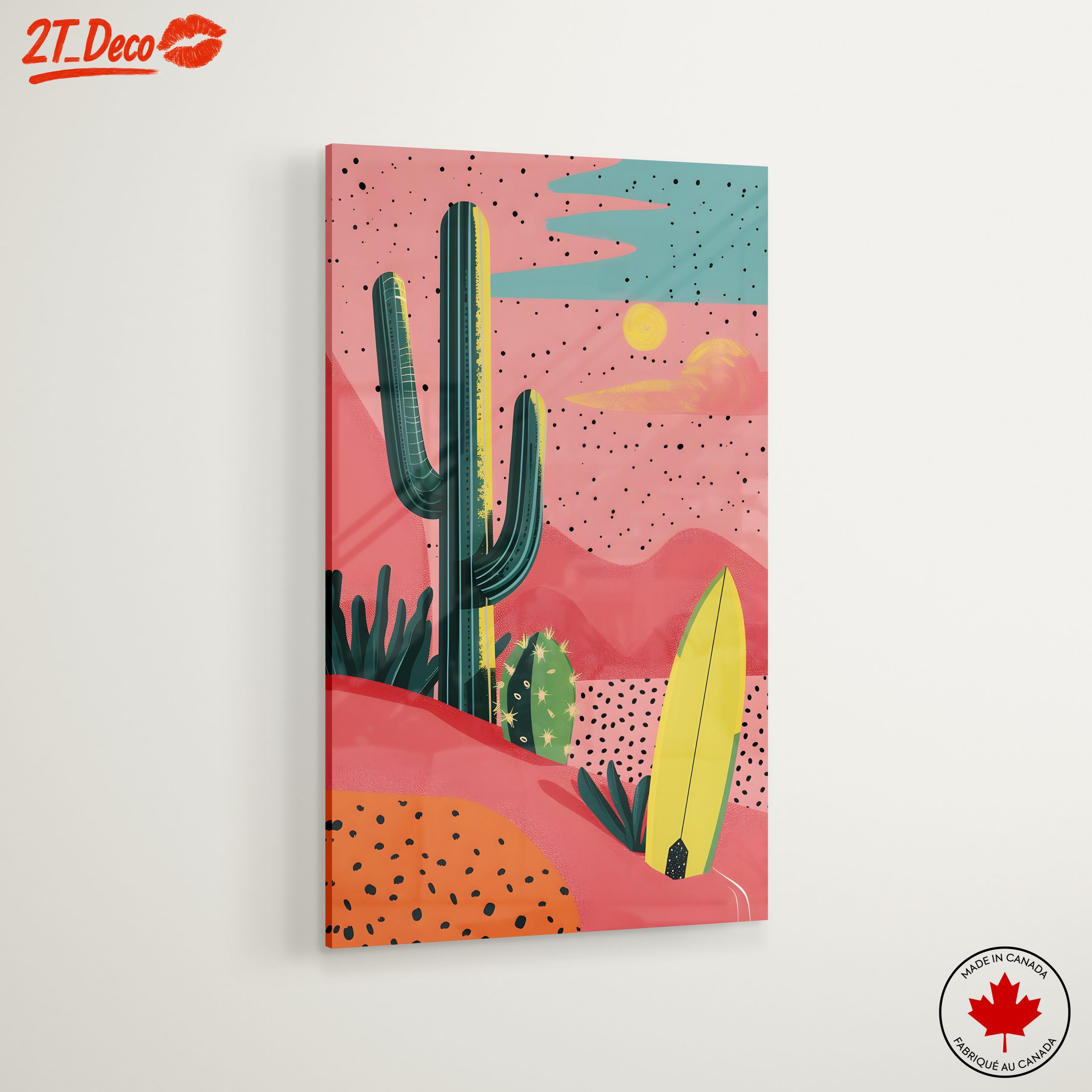 Stylized Desert Landscape with Cacti - Image 6