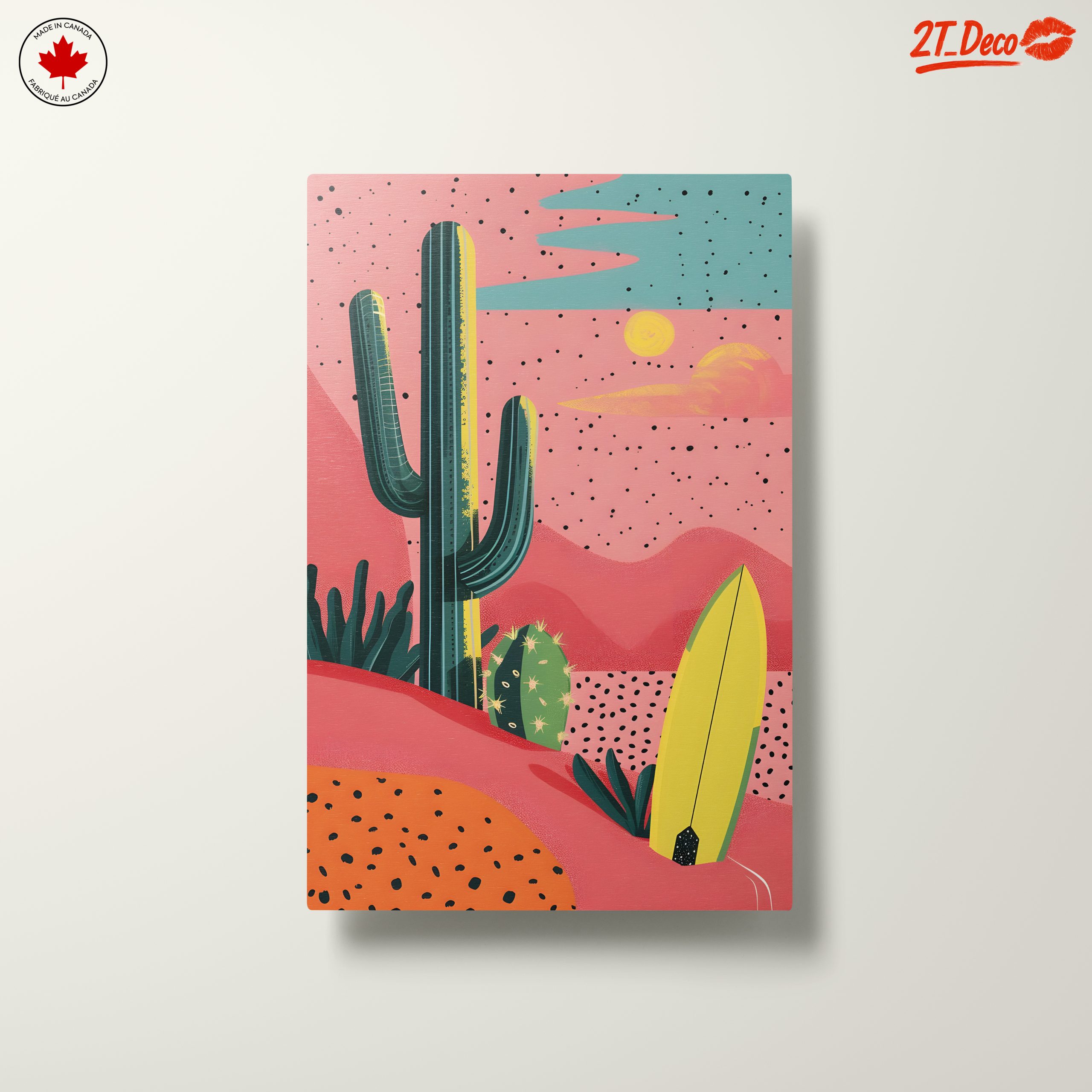 Stylized Desert Landscape with Cacti - Image 10