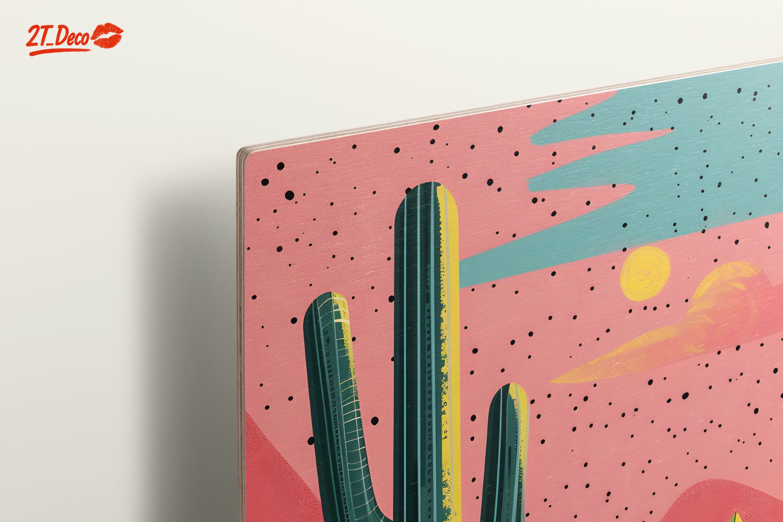 Stylized Desert Landscape with Cacti - Image 15