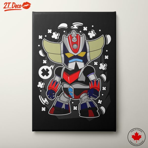 Colorful Anime Mecha Character Art