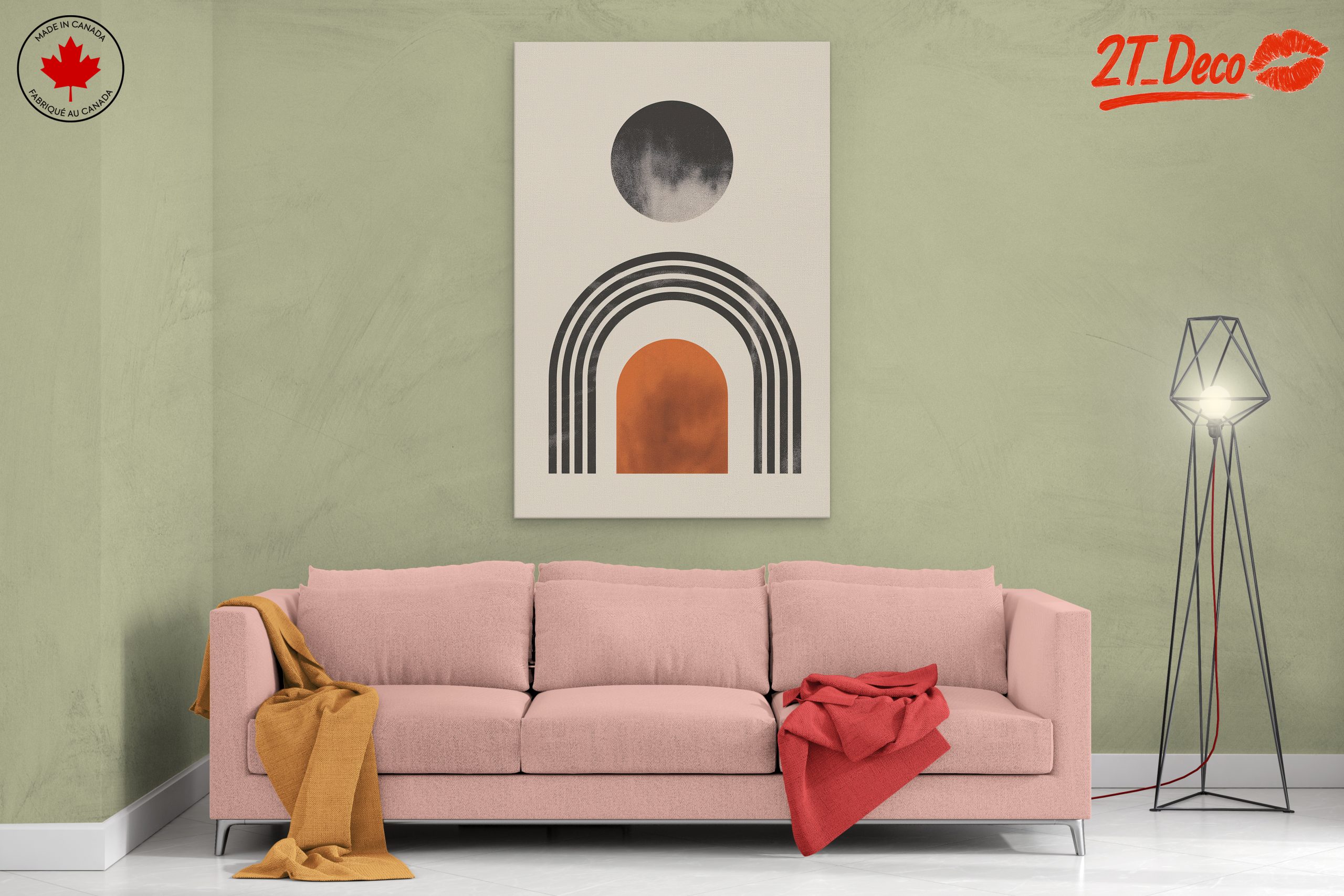 Modern Abstract Geometric Art 4 - Image 2