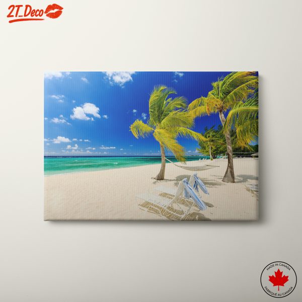 Tropical Beach Paradise with Palm Trees 2