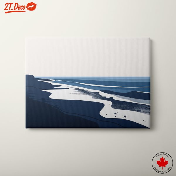 Stylized Abstract Coastal Landscape