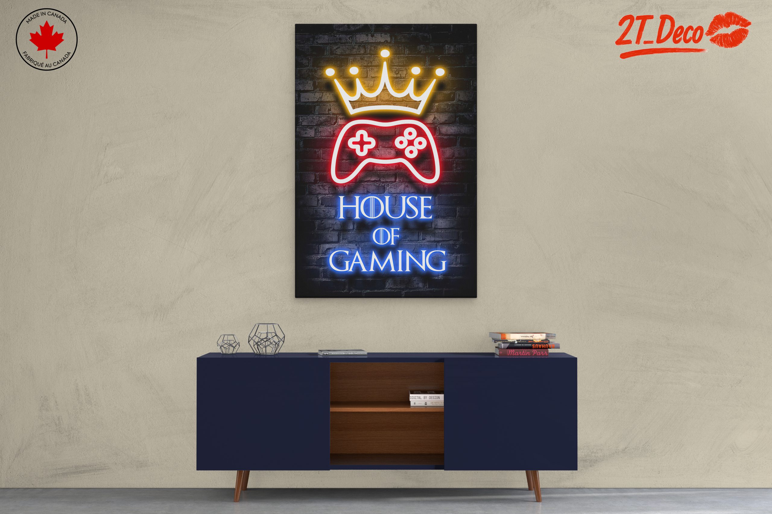 House of Gaming Neon Art - Image 3
