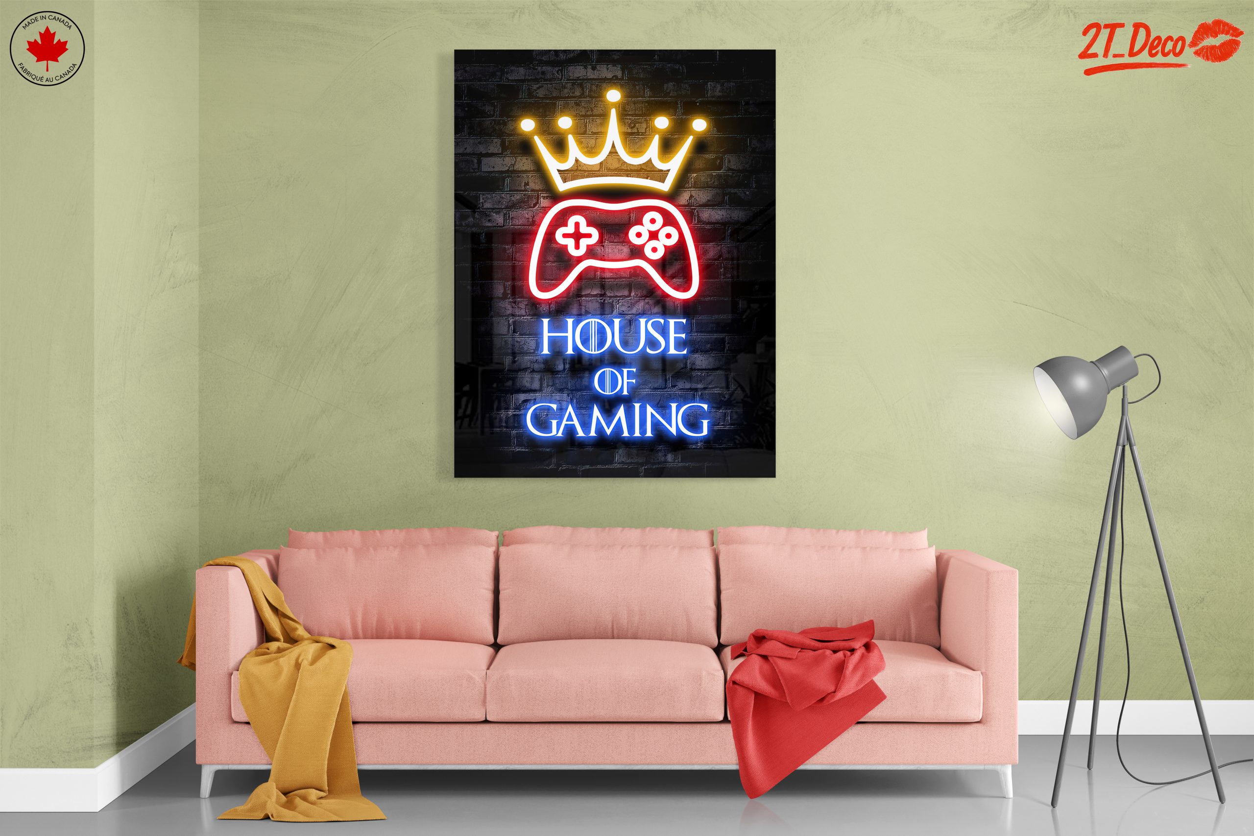 House of Gaming Neon Art - Image 7