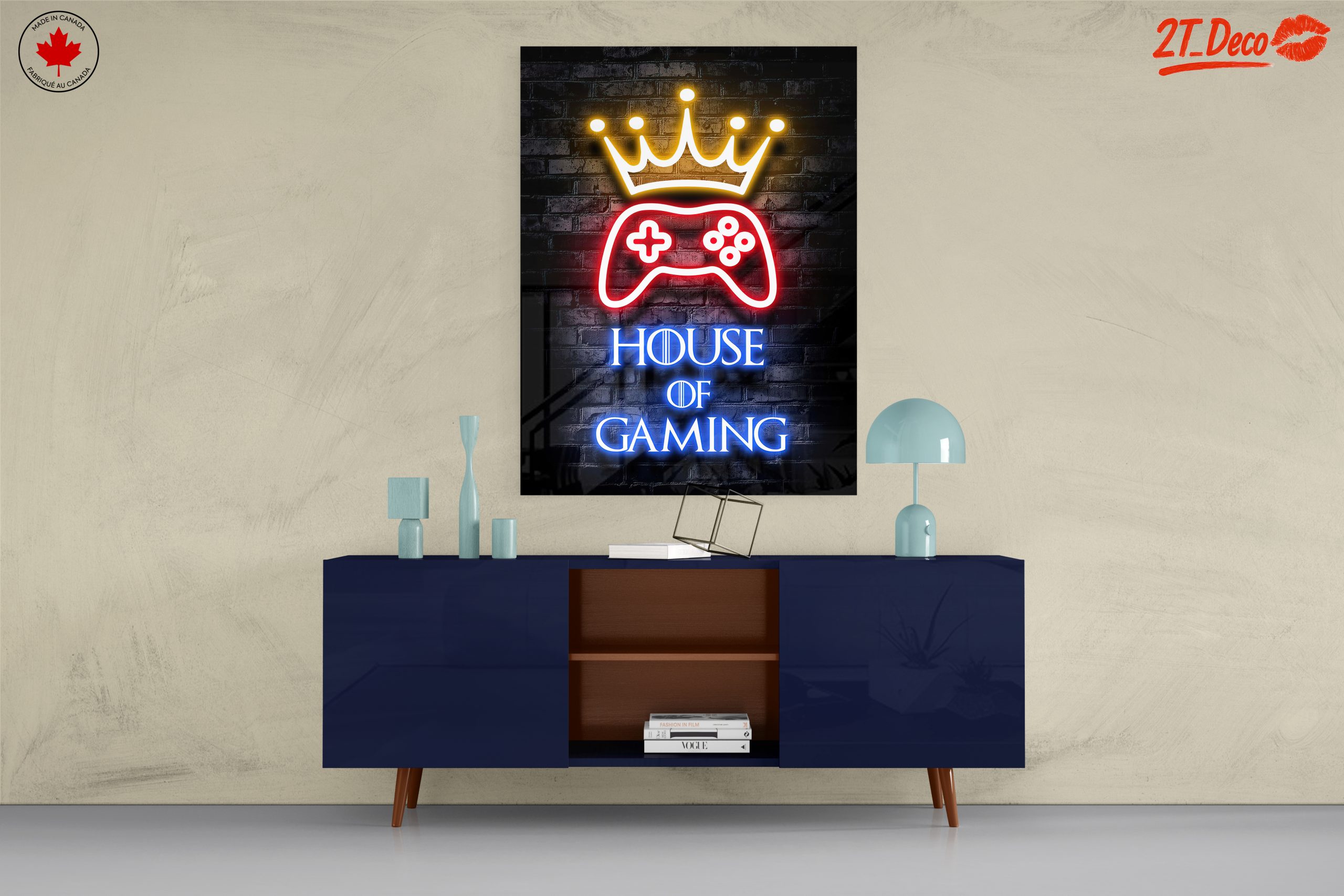 House of Gaming Neon Art - Image 8