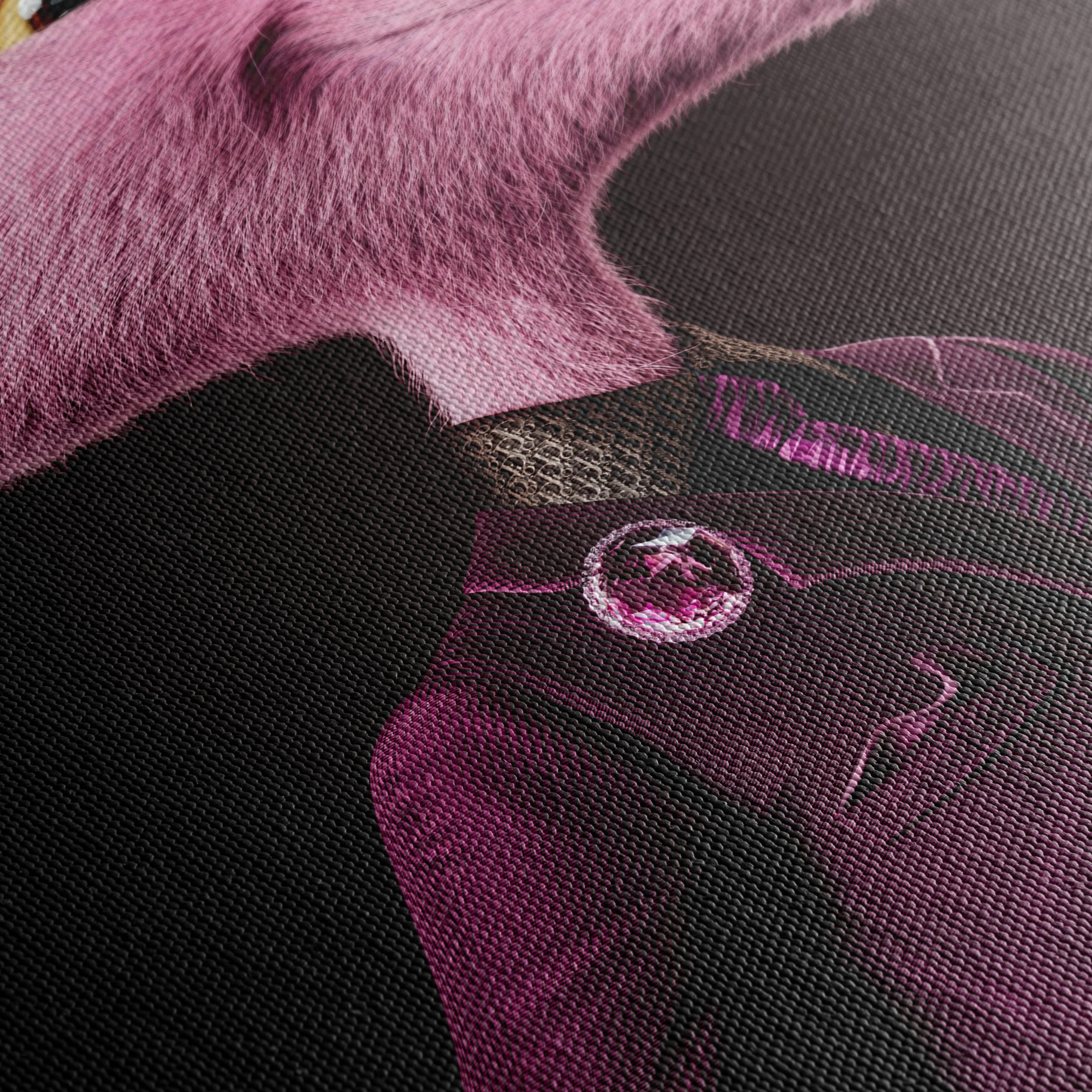 Stylized Pink Panther Character Illustration - Image 5