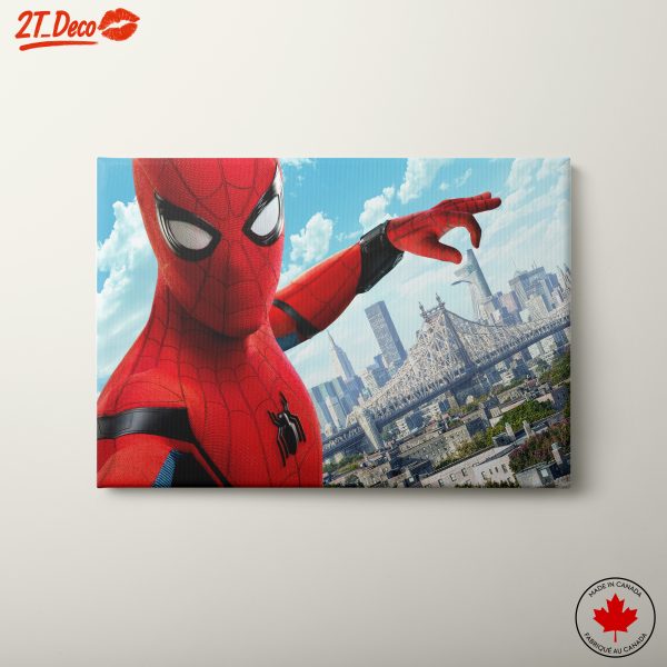 Spider-Man in Urban Landscape Art
