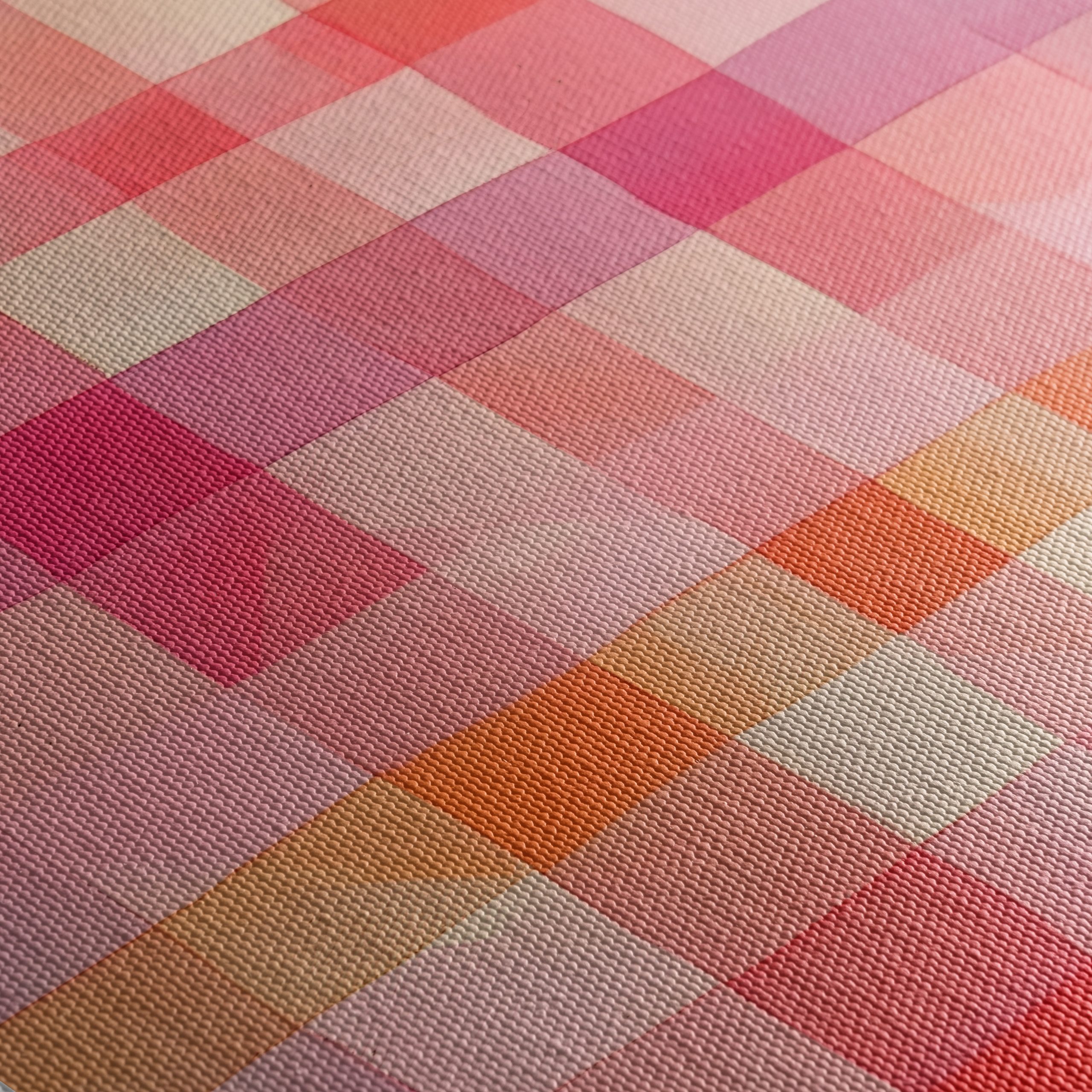 Soft Pink Abstract Pattern Art - Image 5