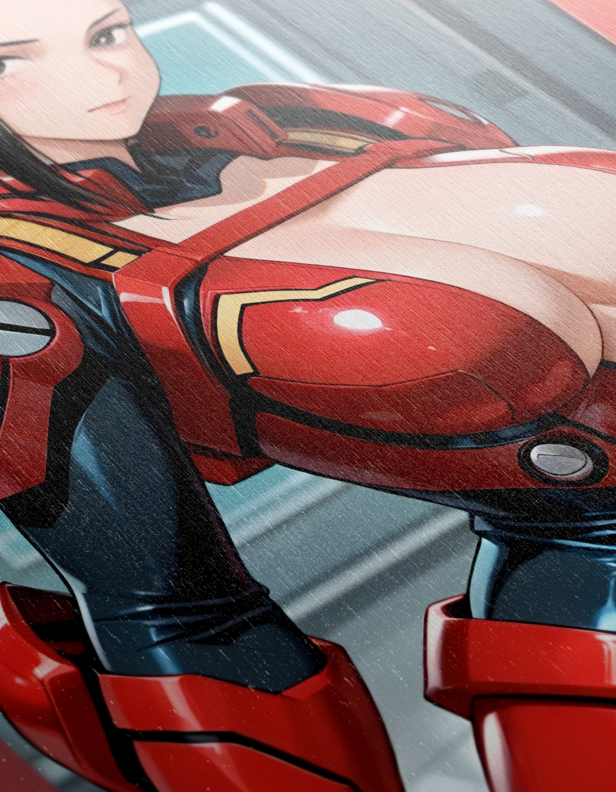 Futuristic Anime Character in Red Armor 2 - Image 12