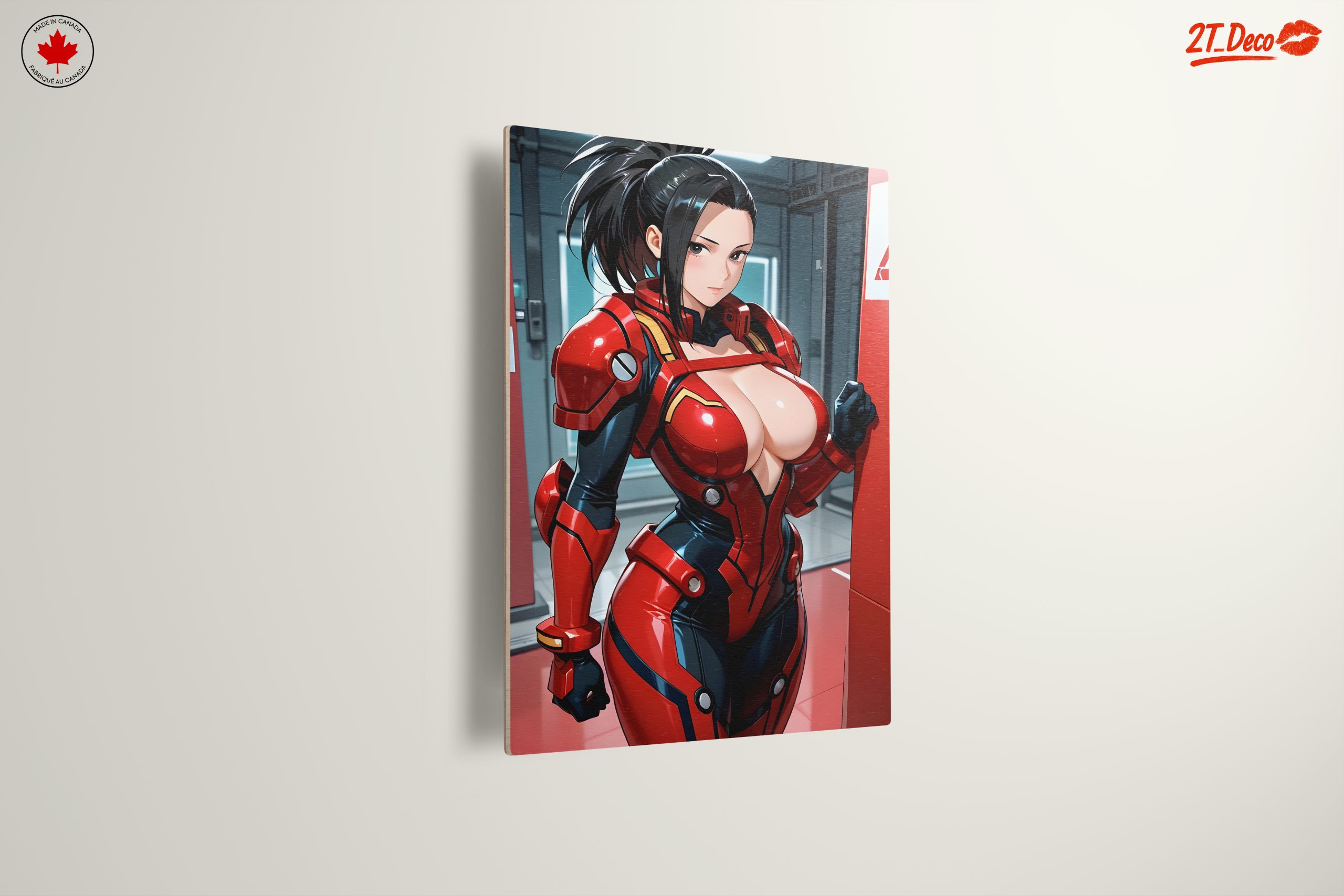 Futuristic Anime Character in Red Armor 2 - Image 13