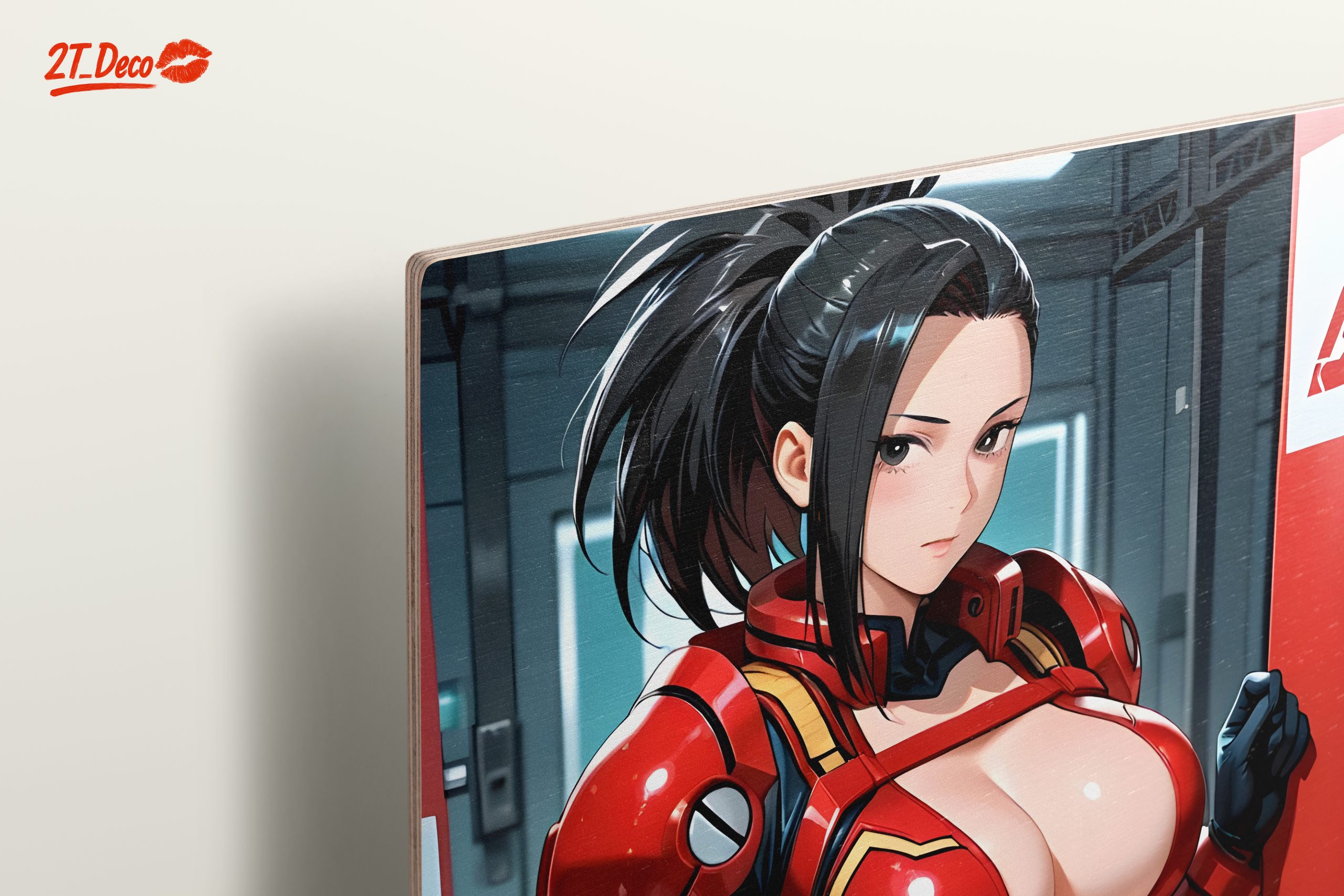 Futuristic Anime Character in Red Armor 2 - Image 15