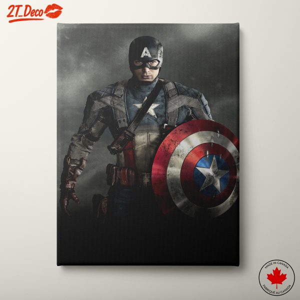 Captain America Wall Art Featuring Marvel Character