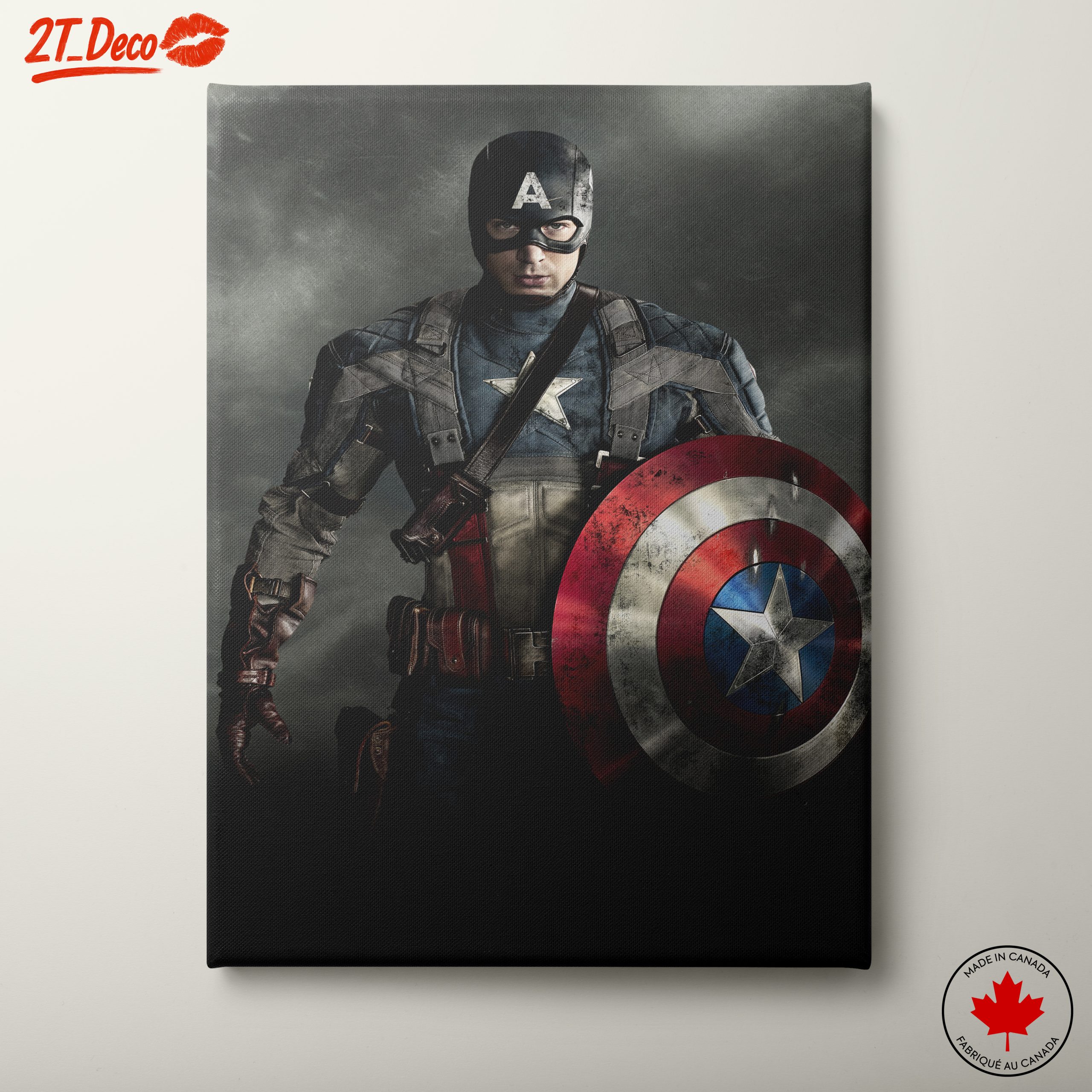 Captain America Wall Art Featuring Marvel Character