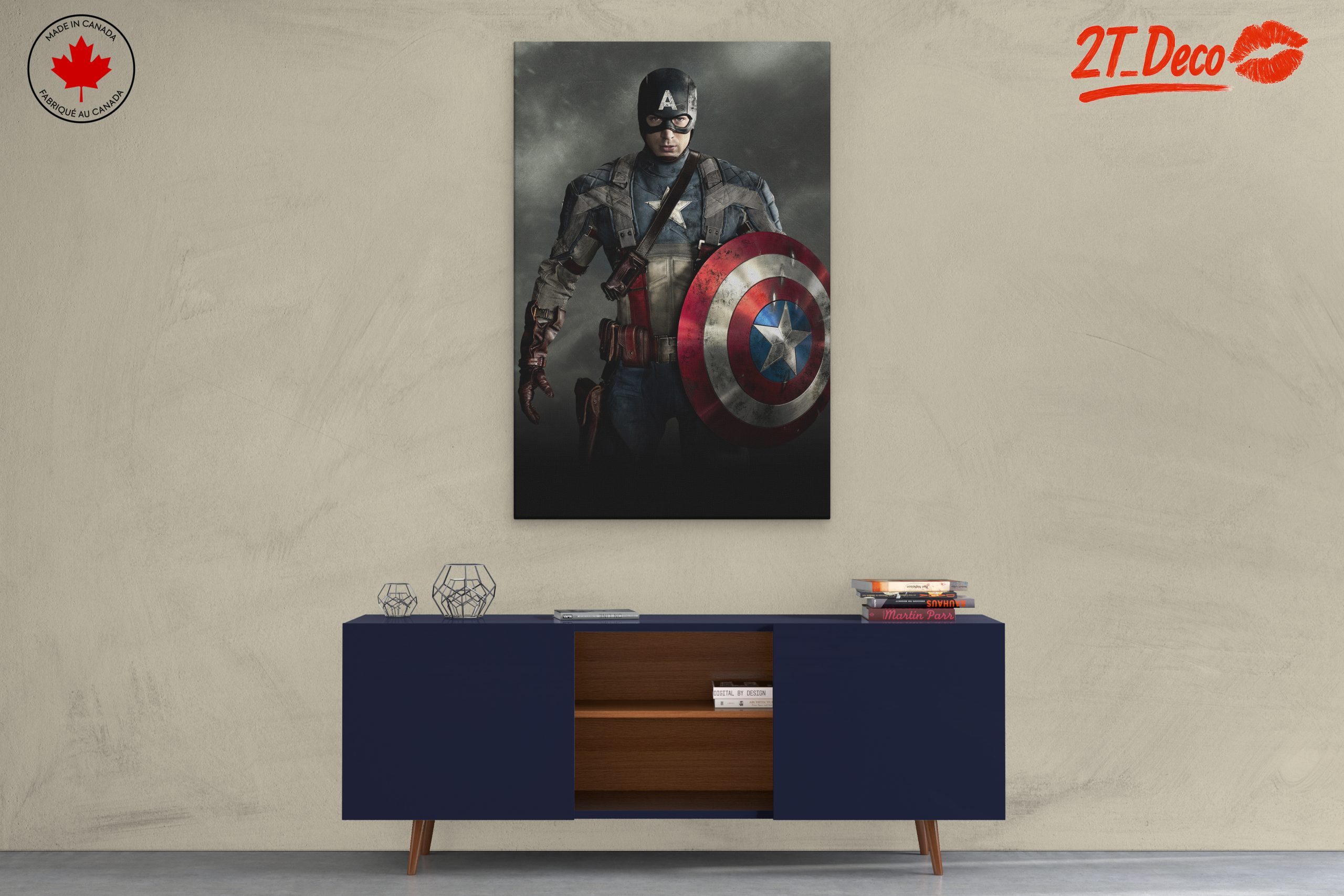 Captain America Wall Art Featuring Marvel Character - Image 3