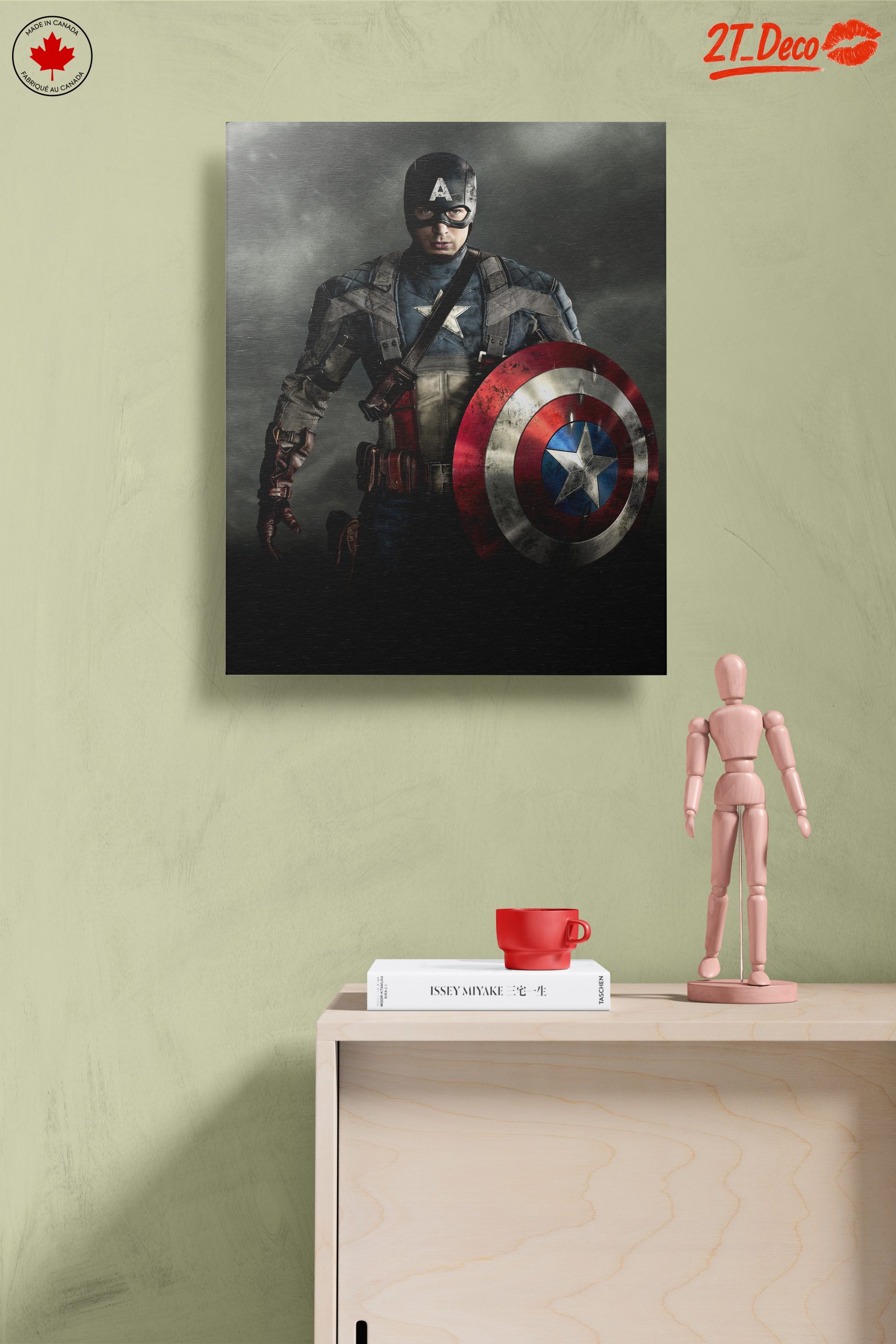 Captain America Wall Art Featuring Marvel Character - Image 14