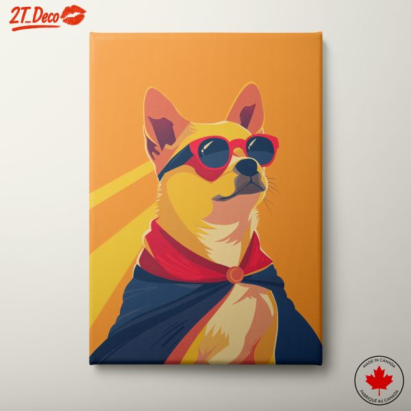 Superhero Dog Character Art