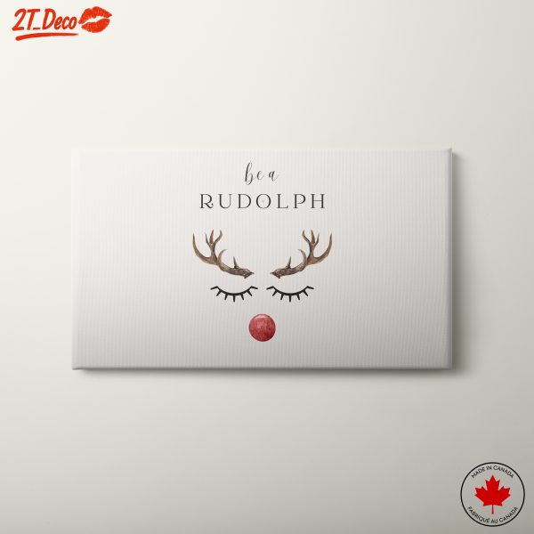Be A Rudolph Holiday Animal Art