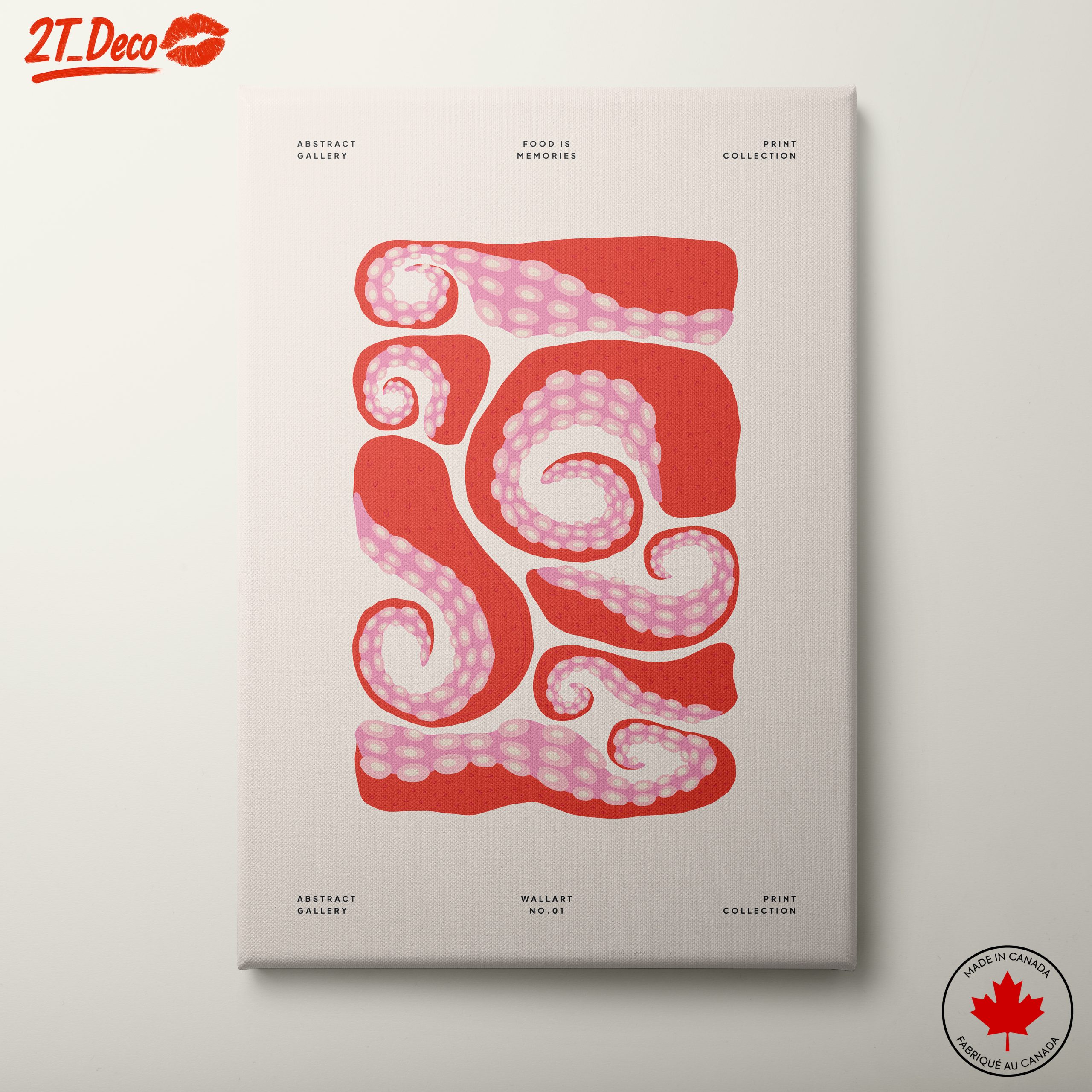 Abstract Food Art Featuring Creative Swirls