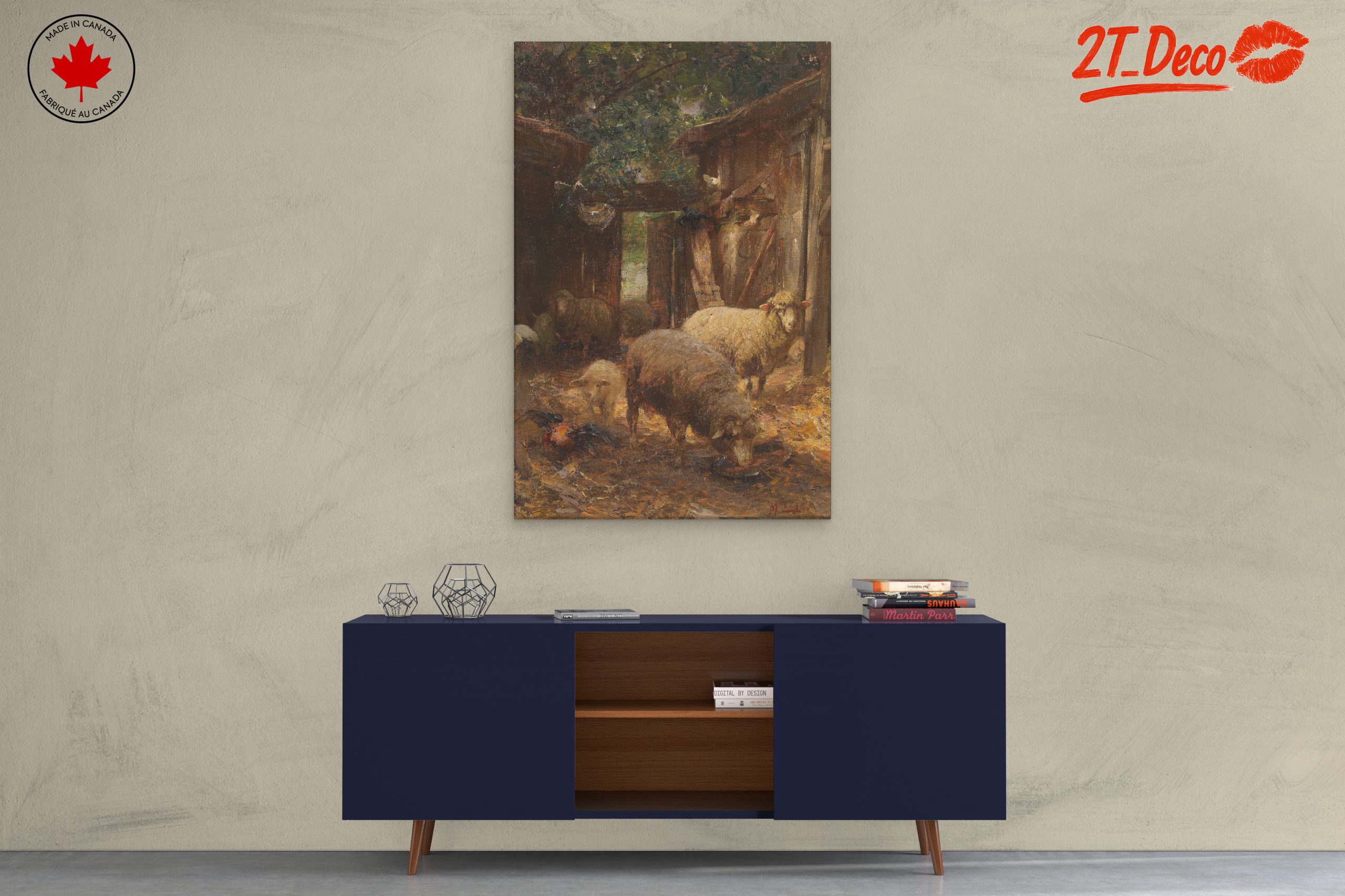 Rural Scene With Various Animals - Image 3