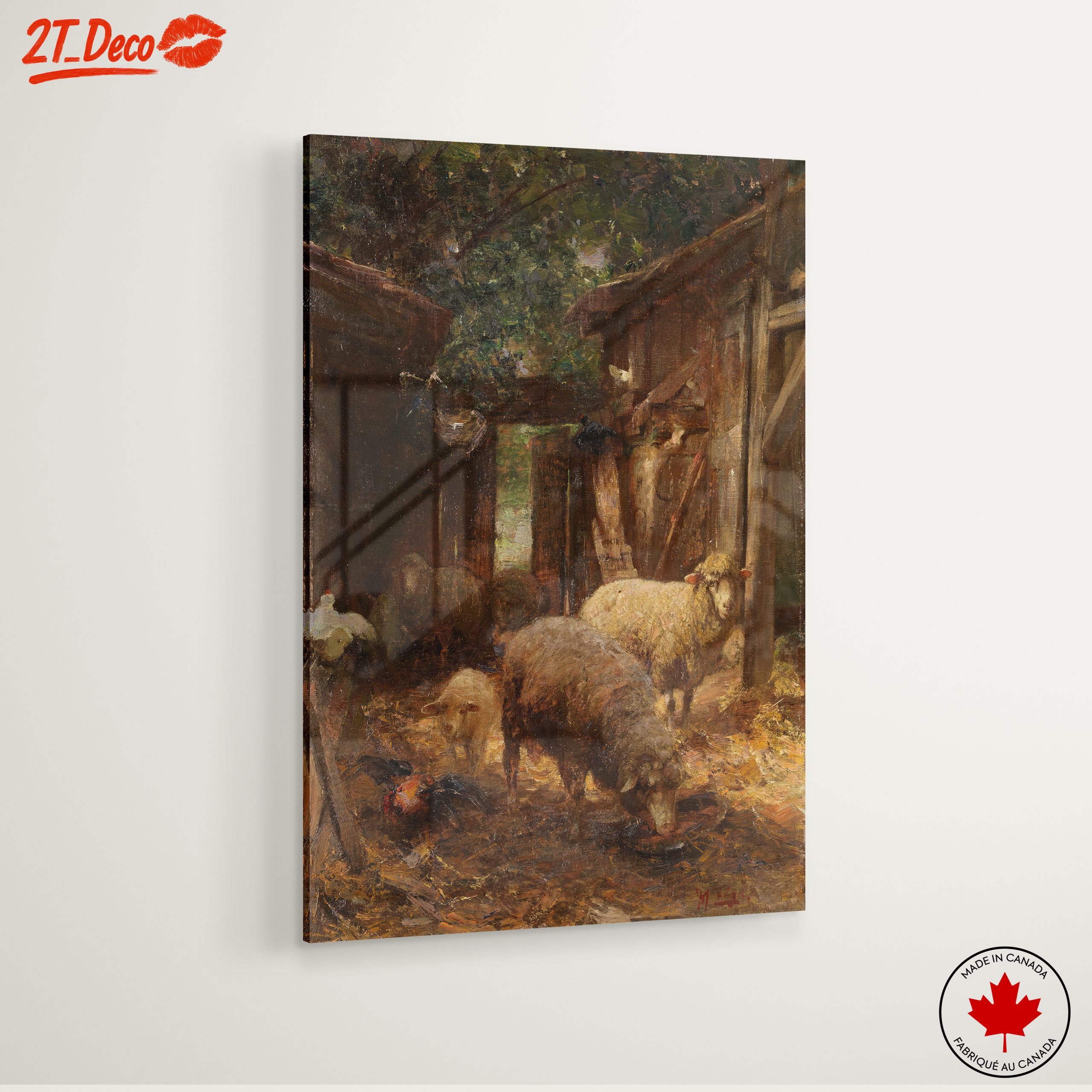 Rural Scene With Various Animals - Image 6